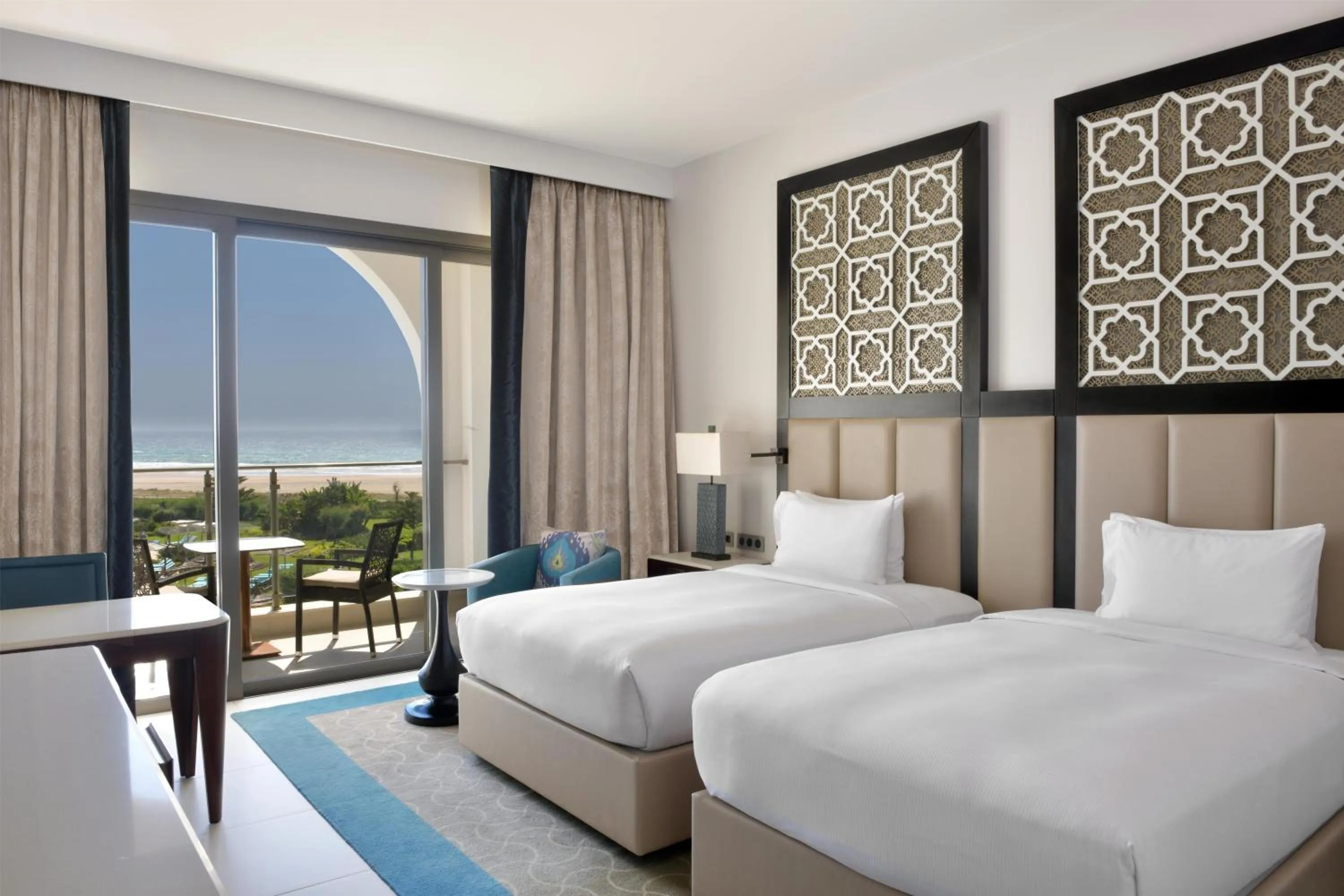 Bed in Hilton Tangier Al Houara Resort & Spa