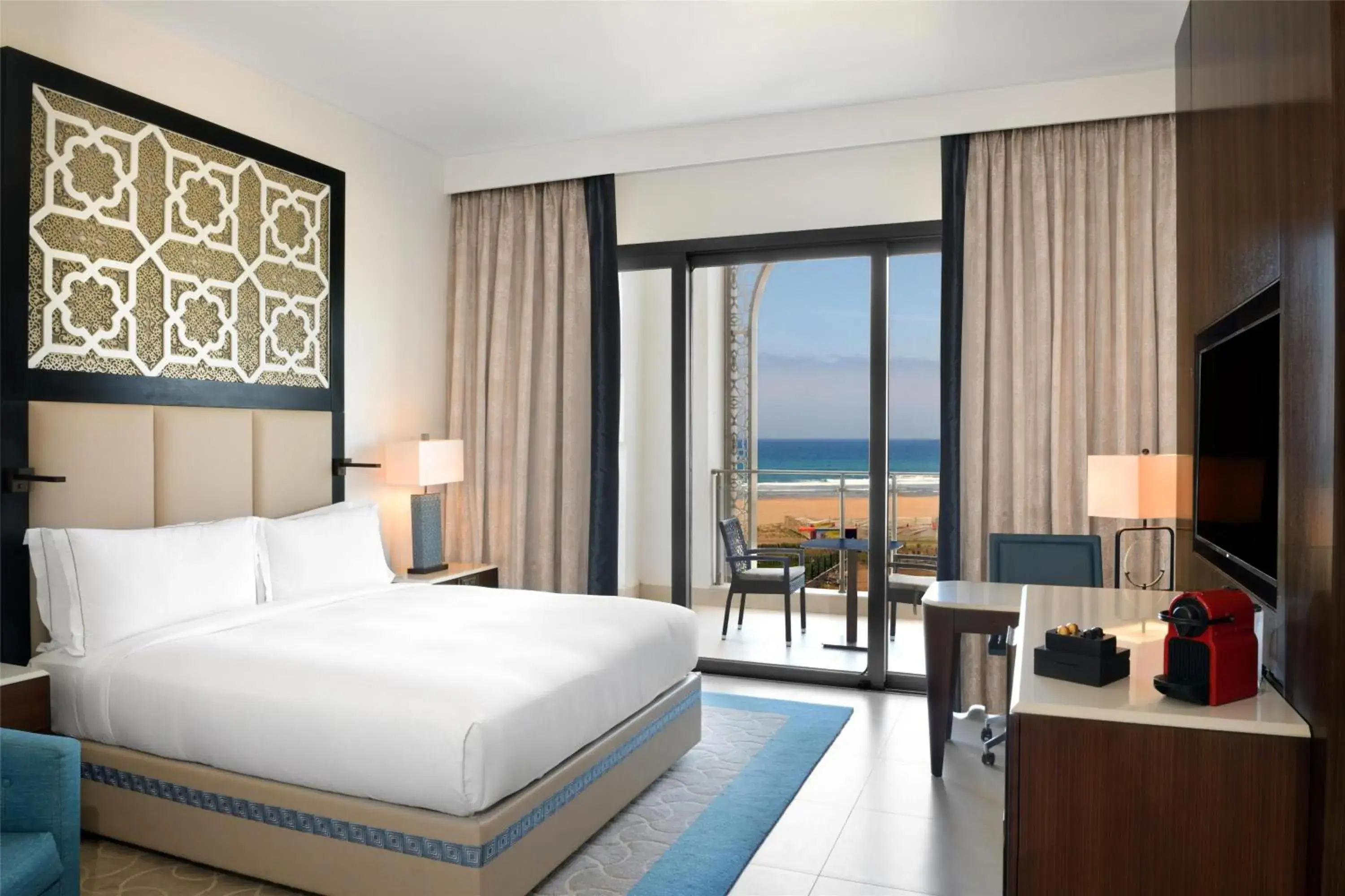 Two-Bedroom Deluxe King Suite with Ocean View in Hilton Tangier Al Houara Resort & Spa Two-Bedroom Deluxe King Suite with Ocean View in Hilton Tangier Al Houara Resort & Spa