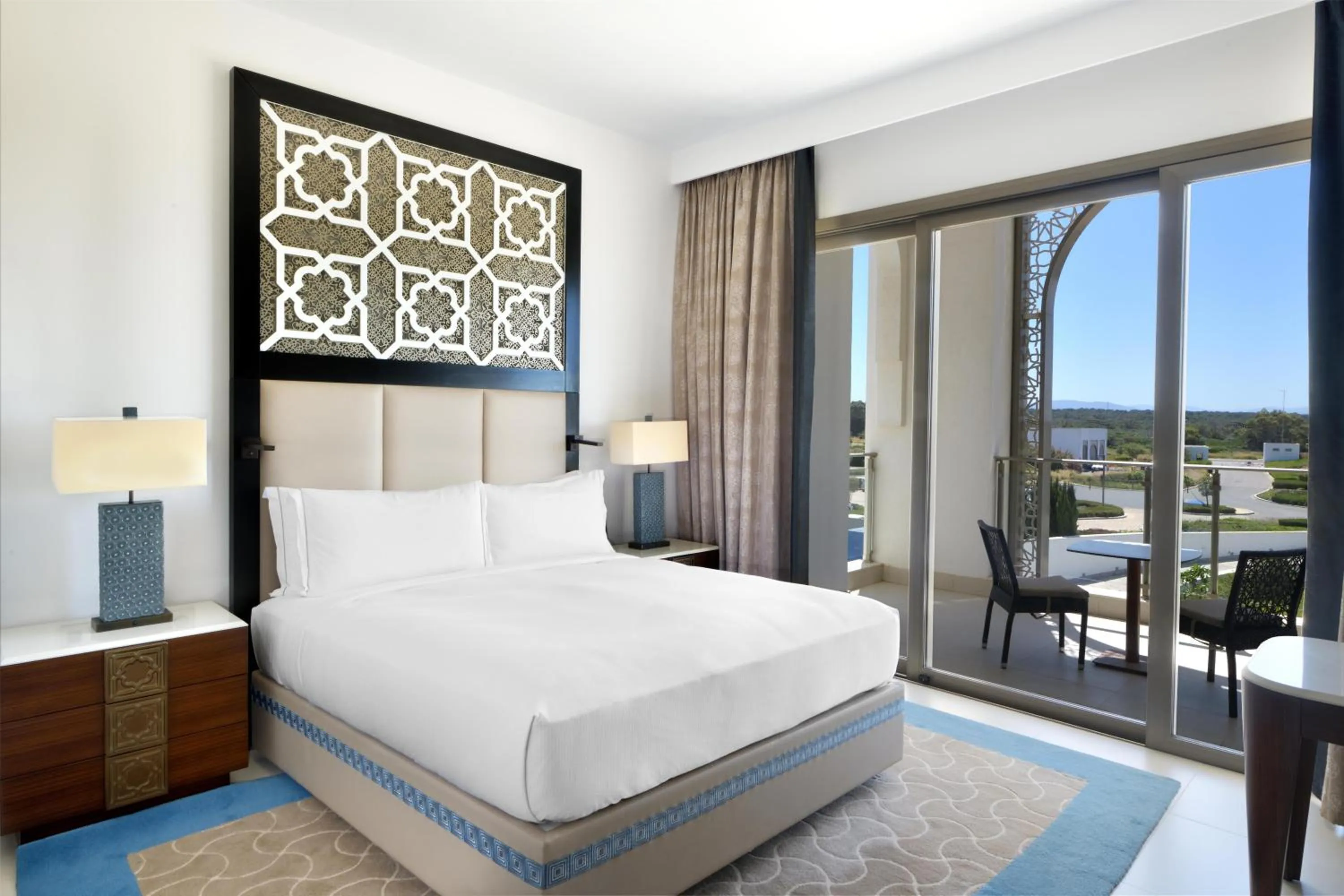 Bed in Hilton Tangier Al Houara Resort & Spa