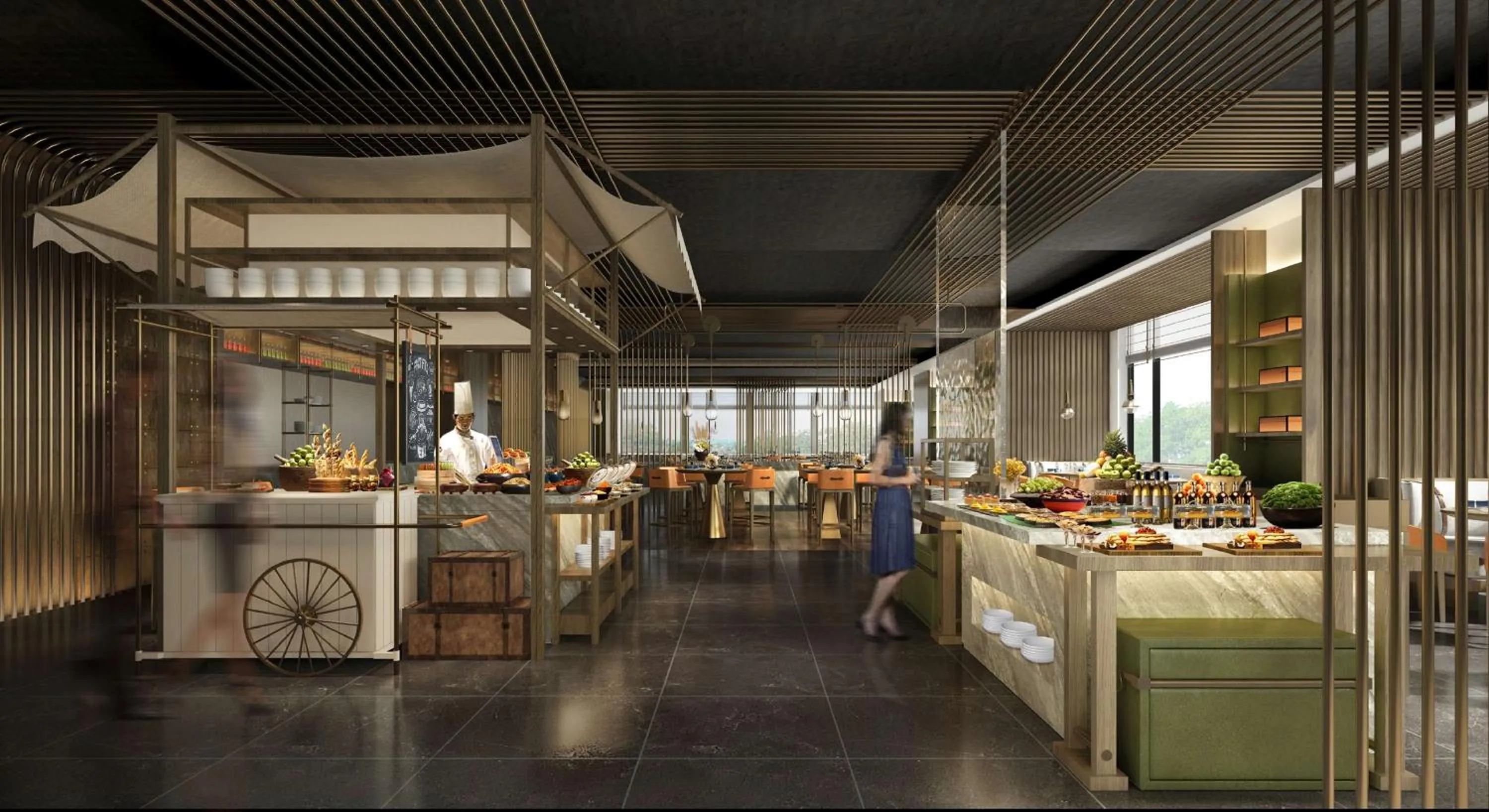 Restaurant/places to eat in Hilton Taipei Sinban