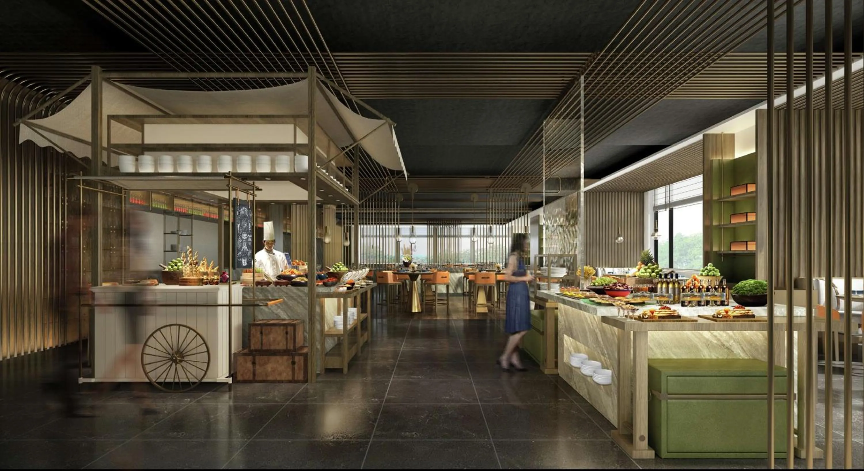 Restaurant/places to eat in Hilton Taipei Sinban