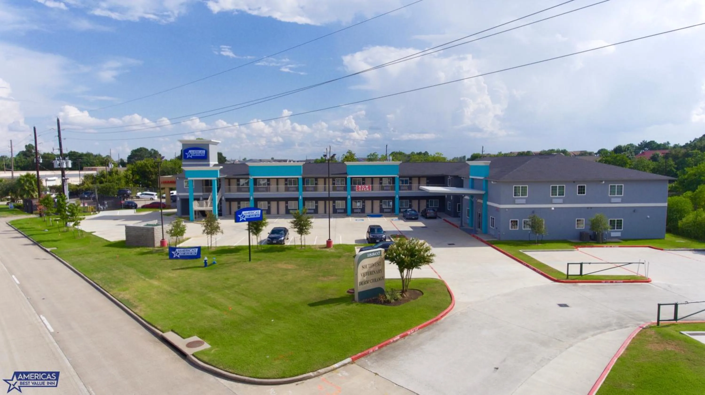 Property building in Americas Best Value Inn Houston Willowbrook