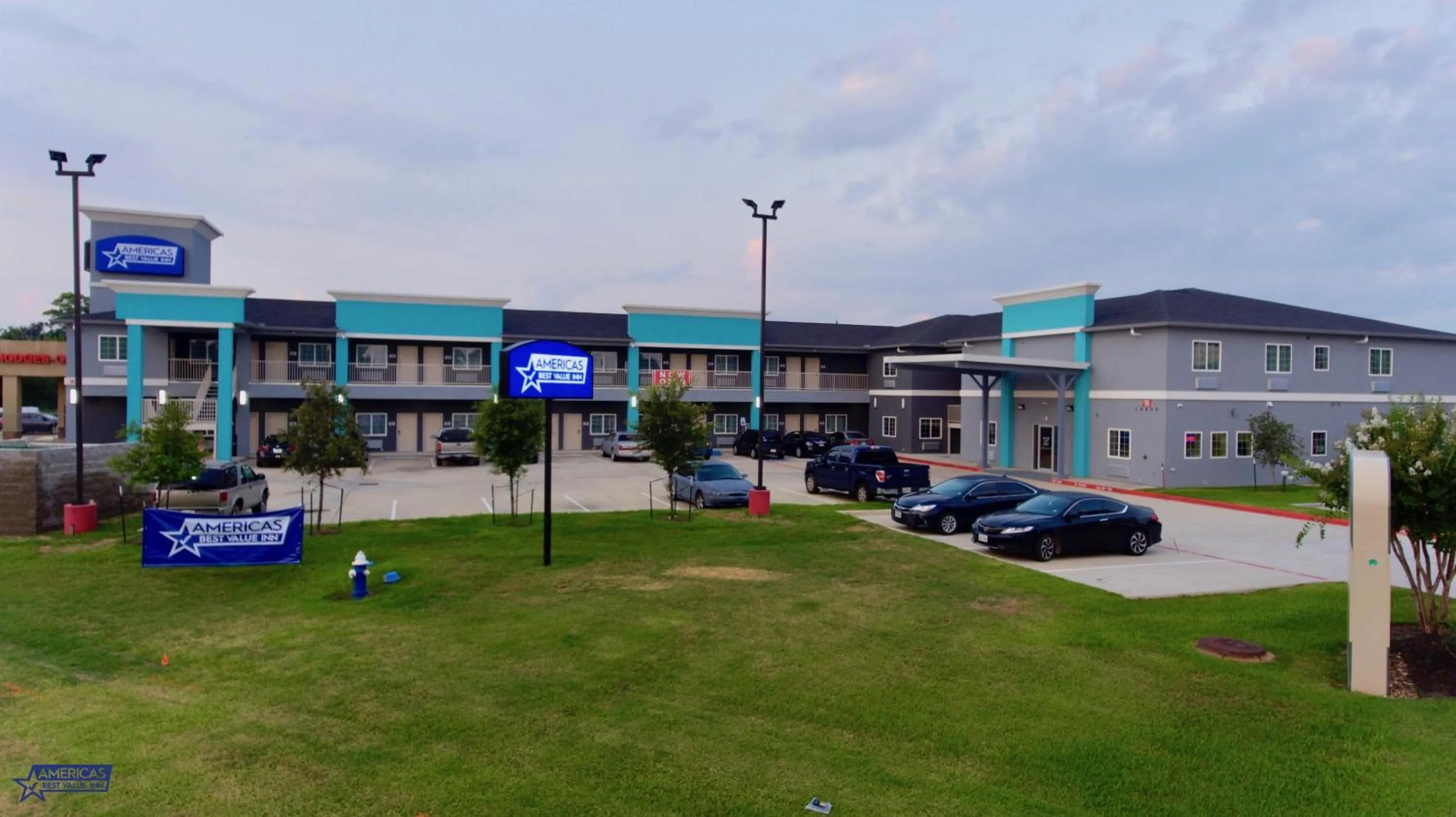 Property building in Americas Best Value Inn Houston Willowbrook