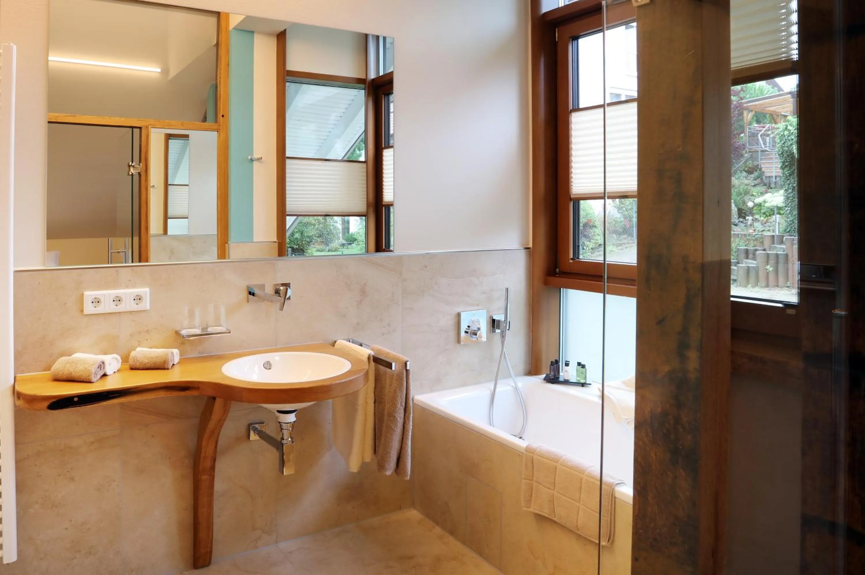 Bathroom in Gästehaus Alte Glaserei