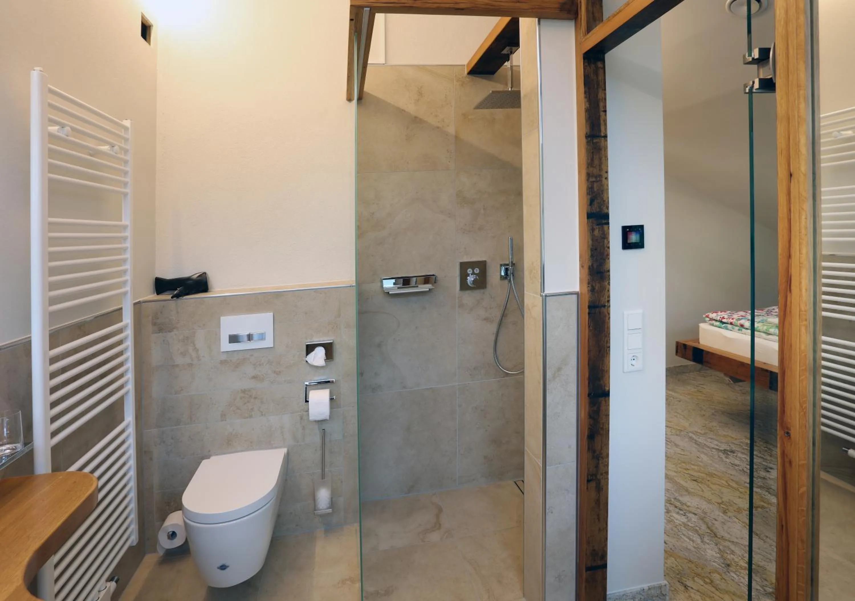 Bathroom in Gästehaus Alte Glaserei