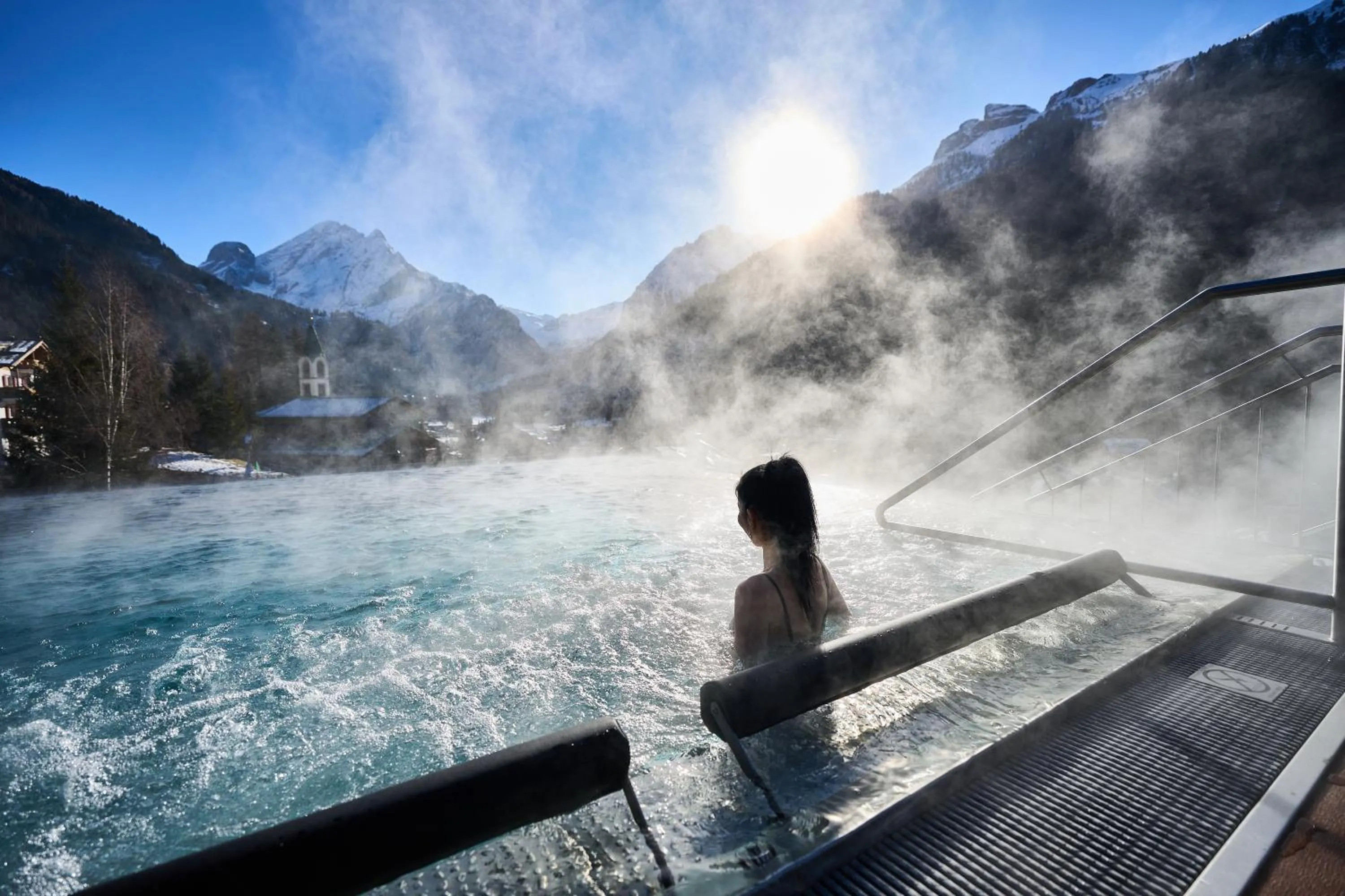 Swimming pool in Hotel Cesa Tyrol