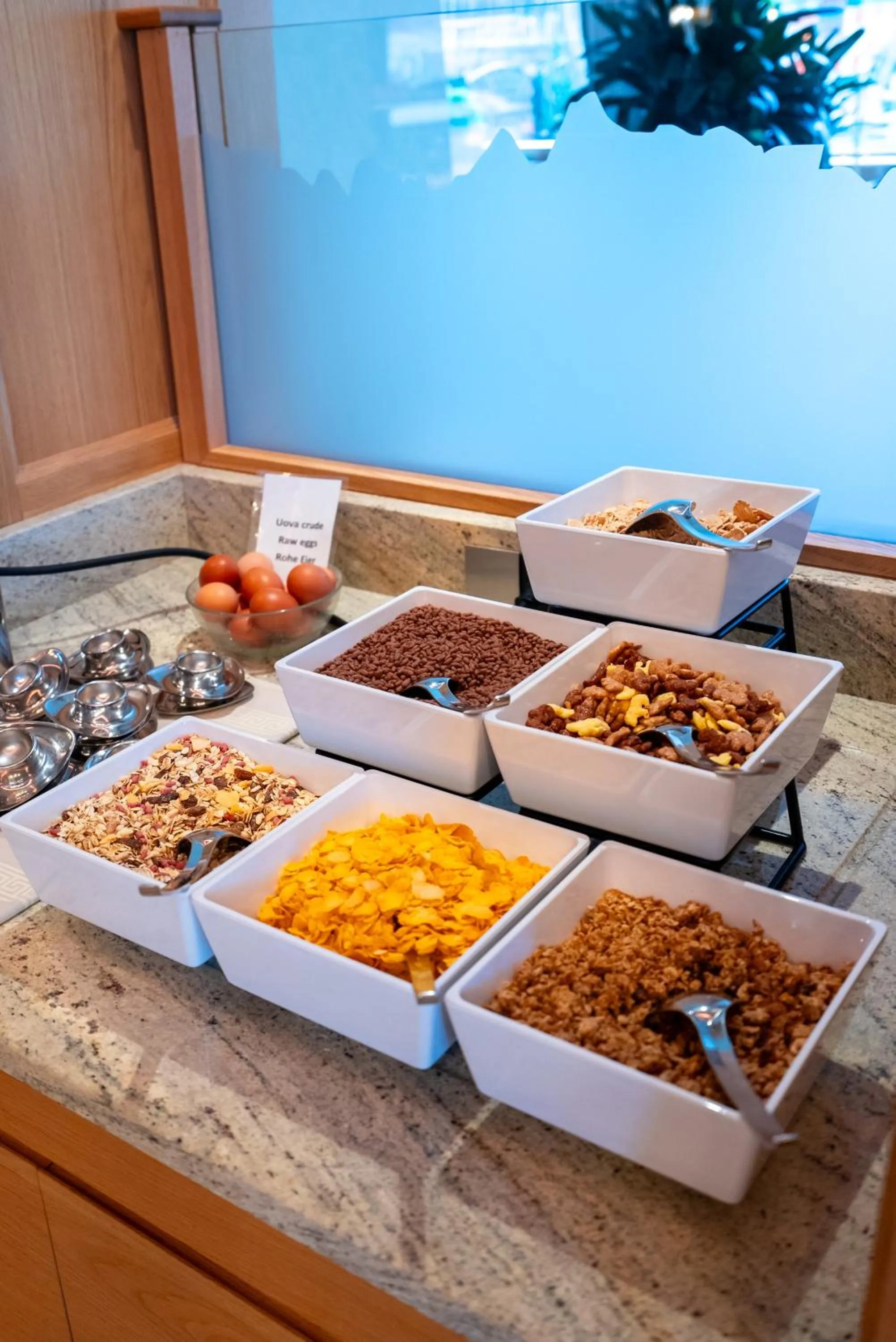 Buffet breakfast in Hotel Cesa Tyrol