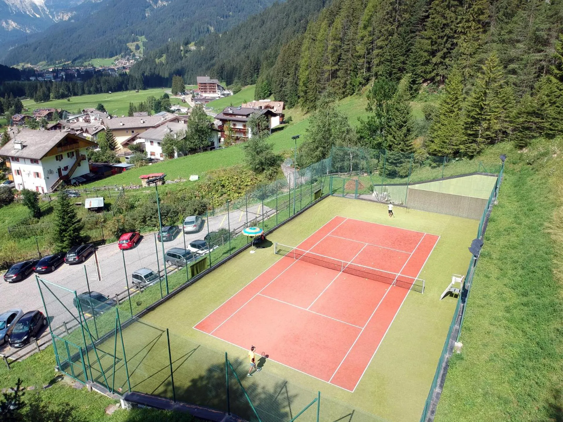 Tennis court in Hotel Cesa Tyrol