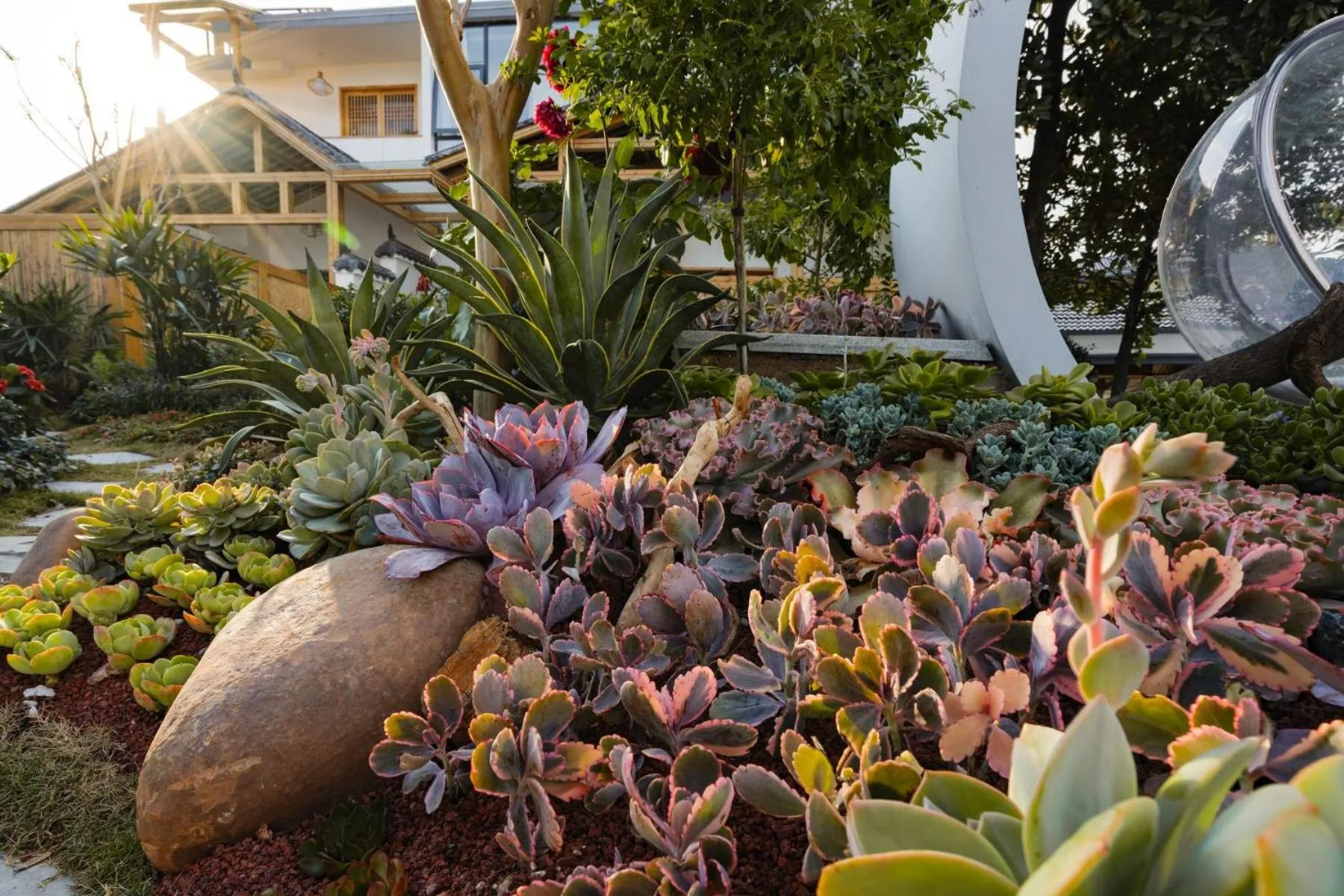 Garden view in Zhangjiajie Su Xin Resort Near Tianmen Shan & Hehua airport-Free pick up