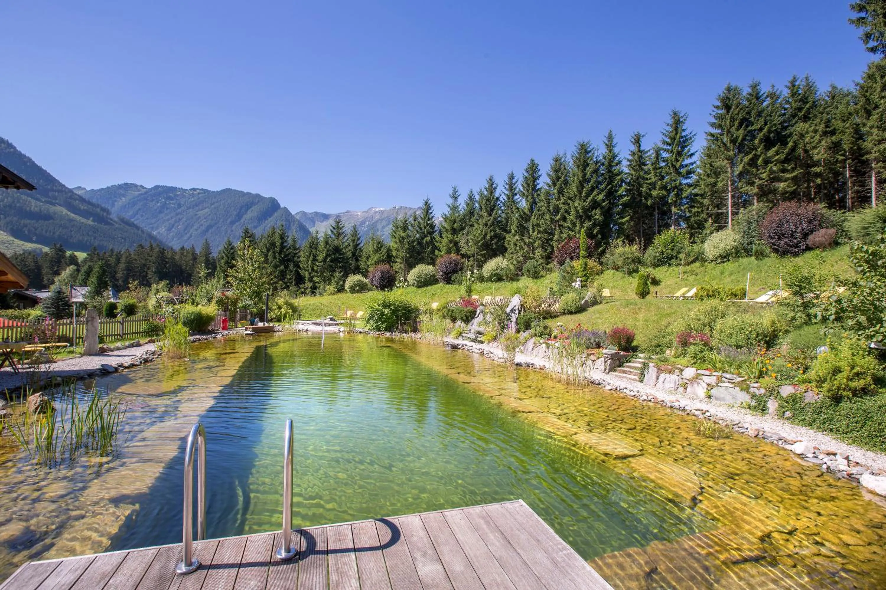 Swimming pool in Hotel Hubertus