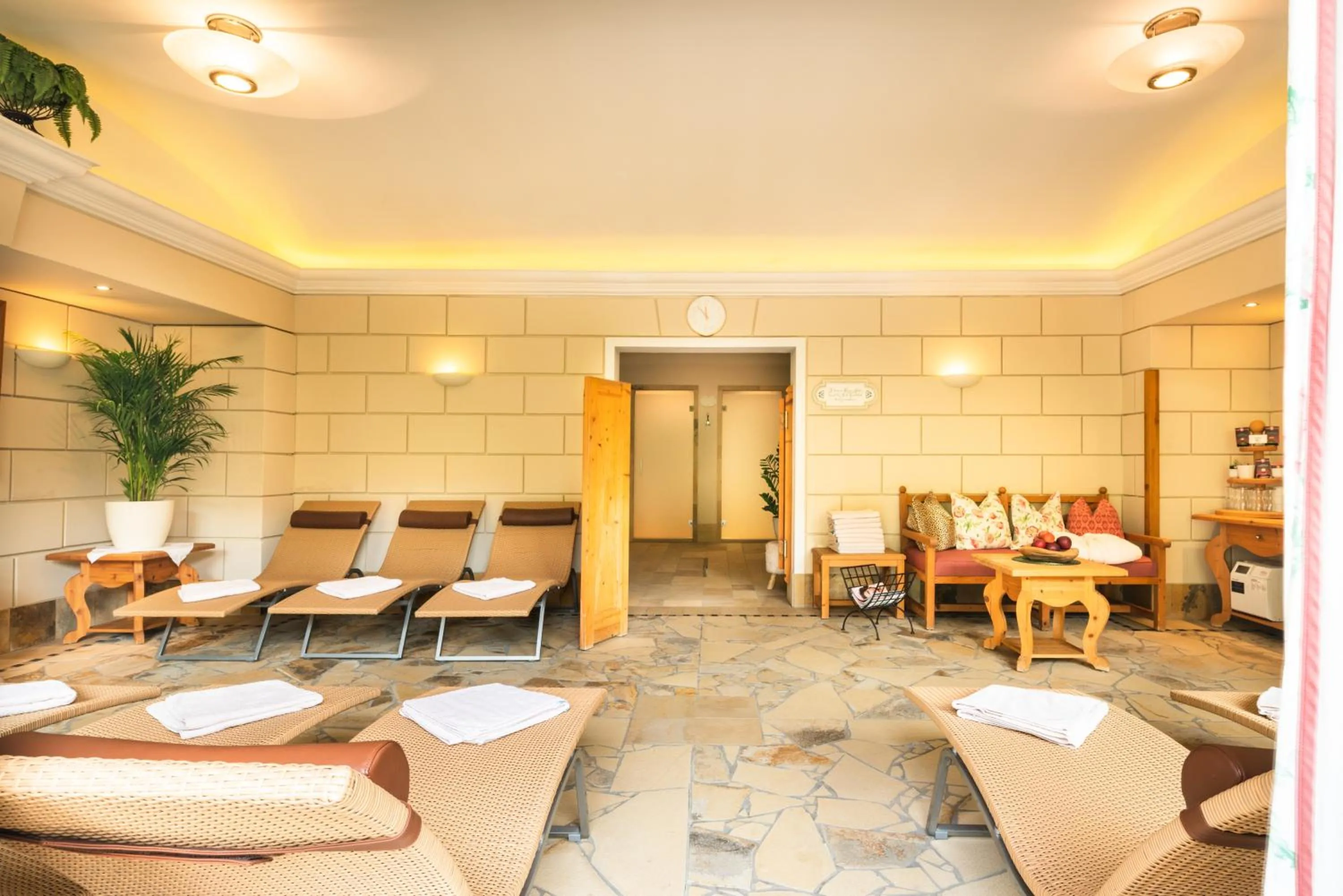 Spa and wellness centre/facilities in Hotel Hubertus