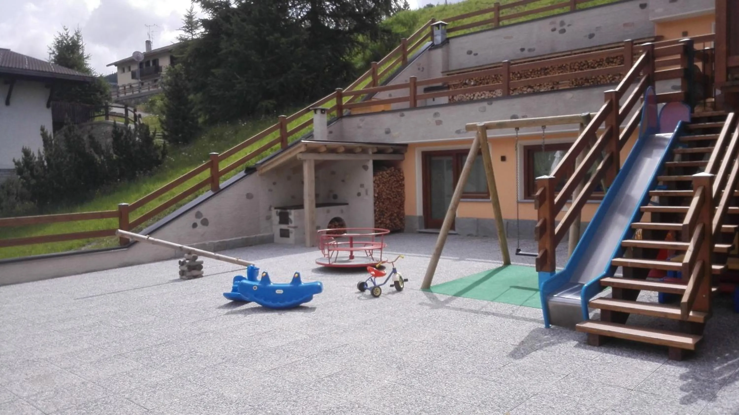 Children play ground in Residence Baita Cusini