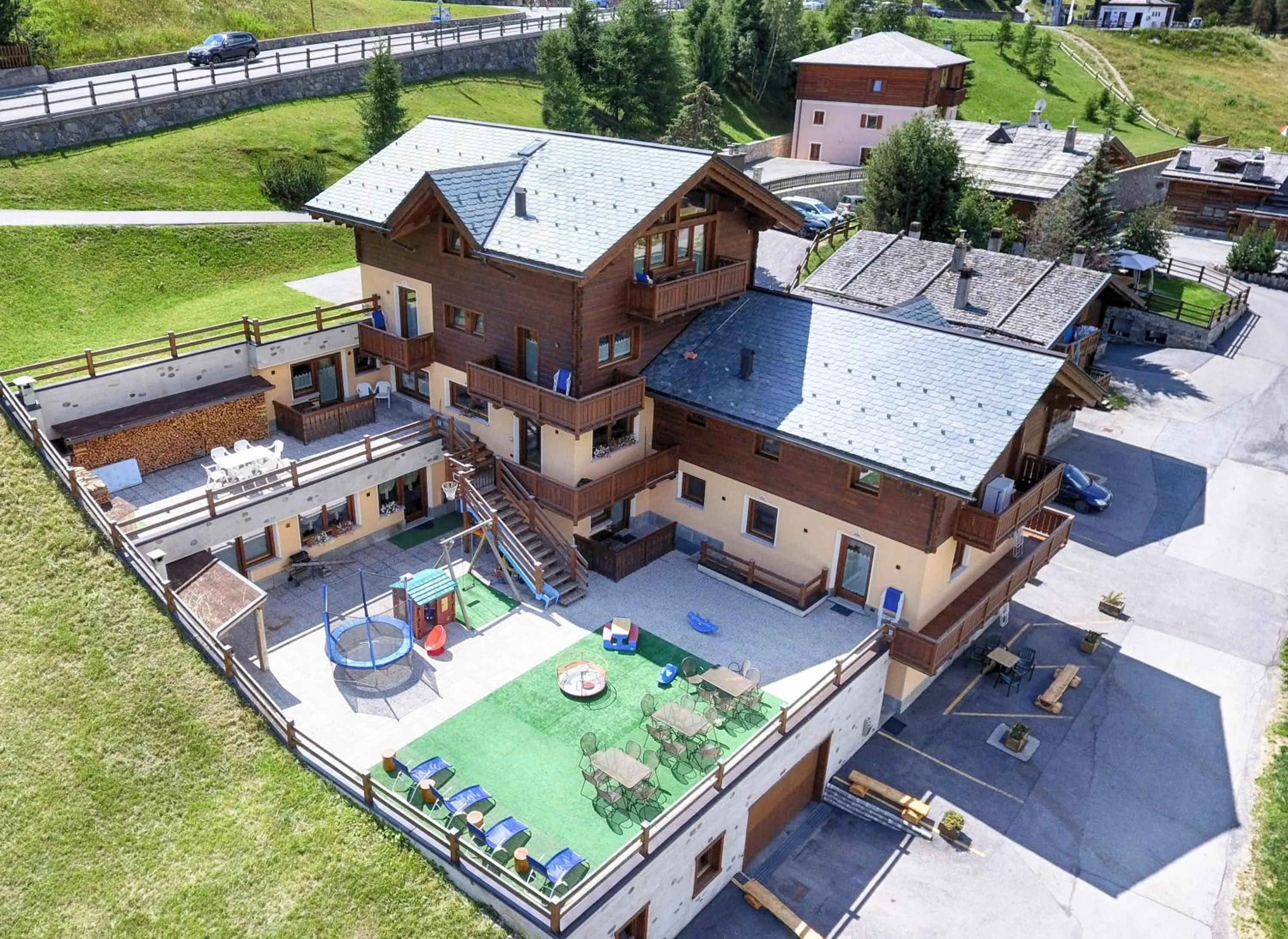 Bird's eye view in Residence Baita Cusini