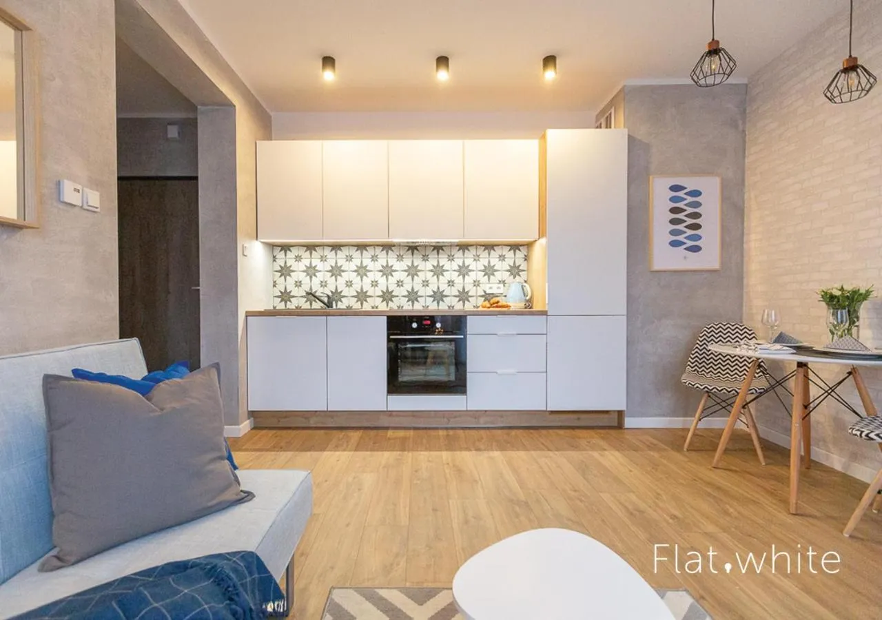 Kitchen or kitchenette in Apartamenty Flat White Zamkowa 4-6