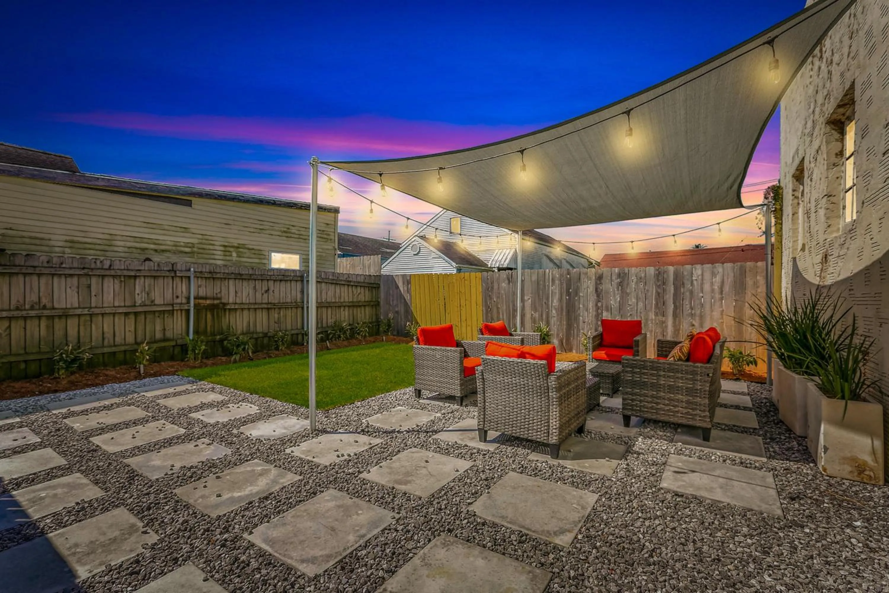 Seating area in Private 2BR in Uptown by Hosteeva