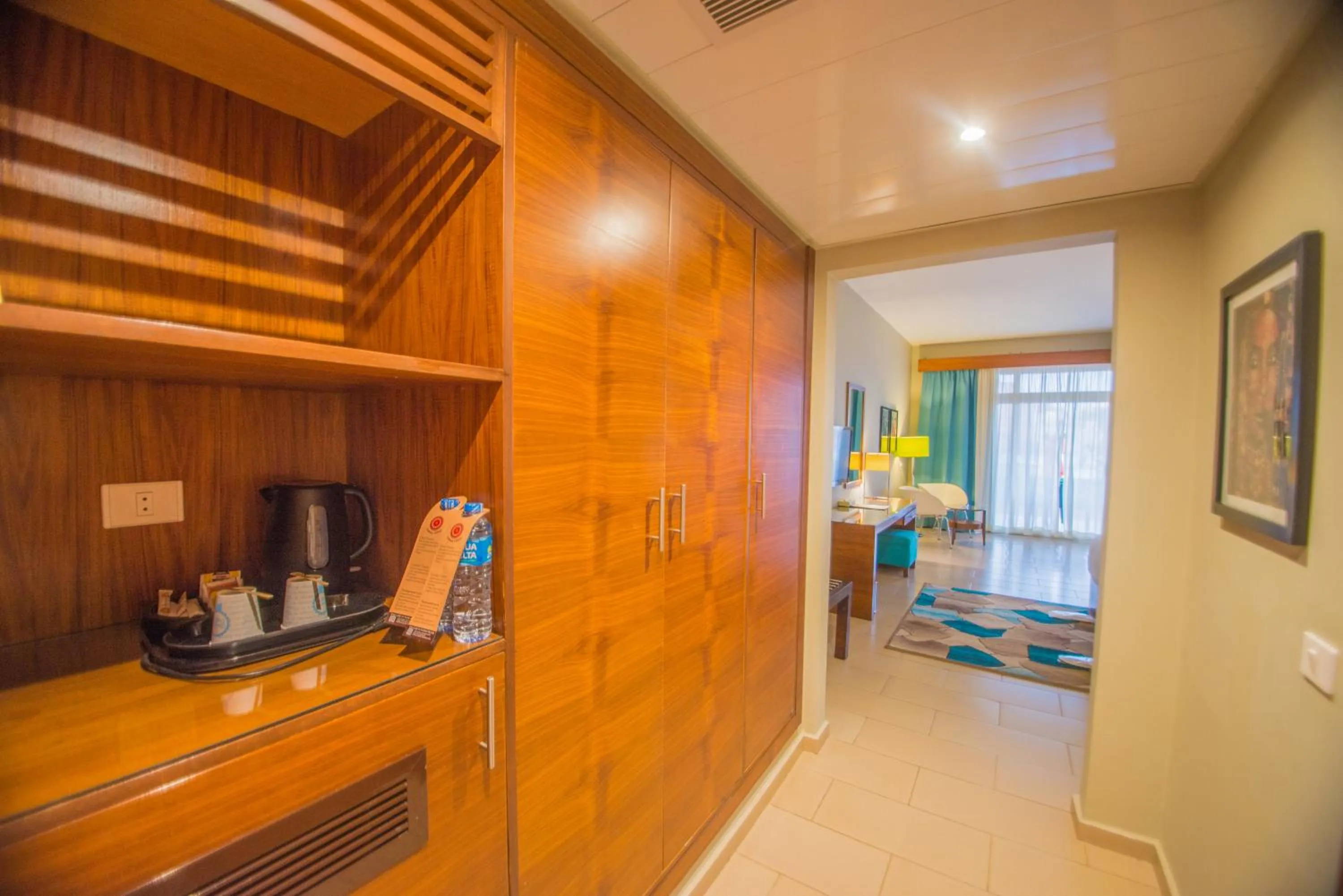 Coffee/tea facilities in Nubian Village, Families and Couples only