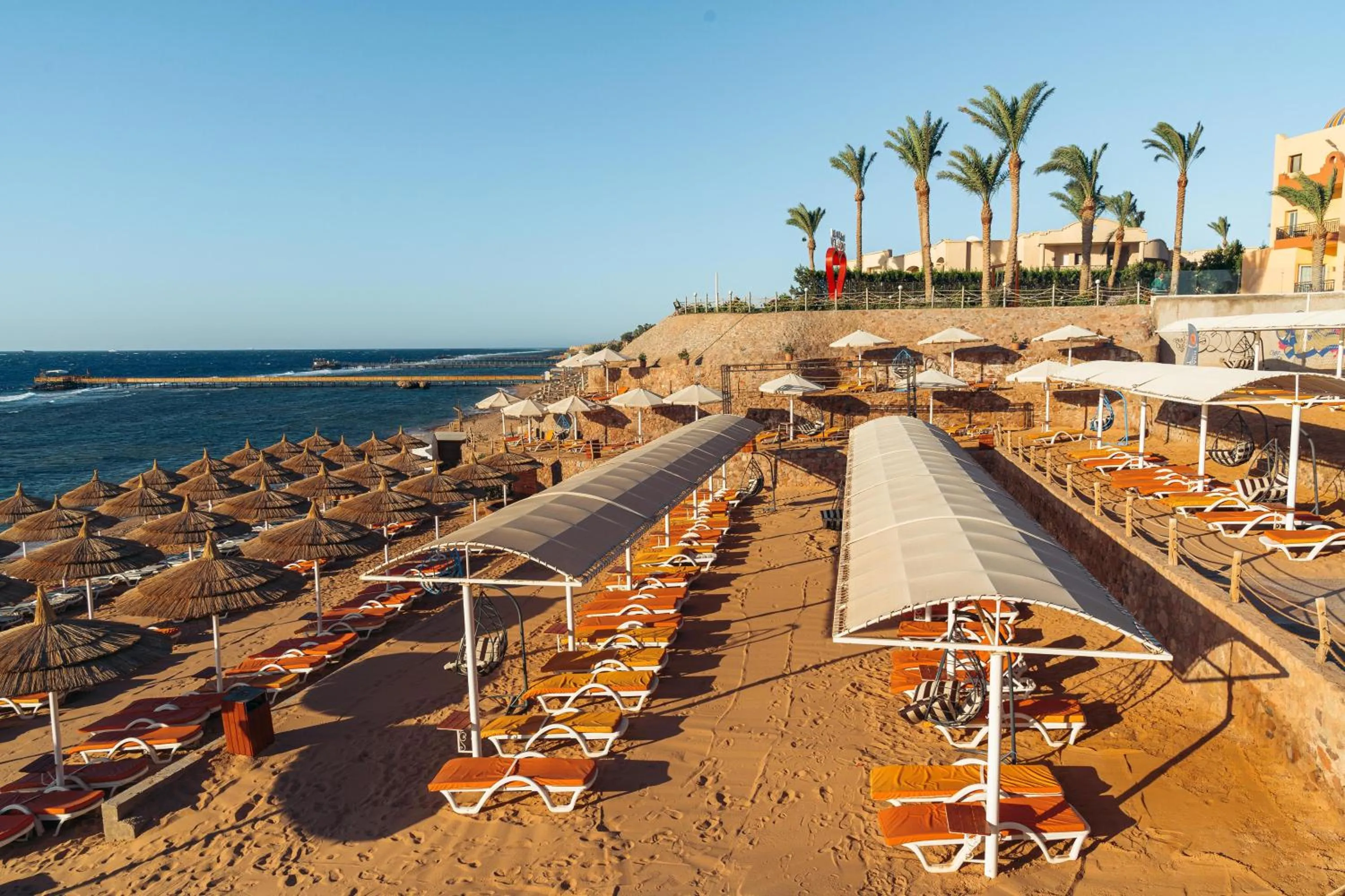 Beach in Nubian Village, Families and Couples only