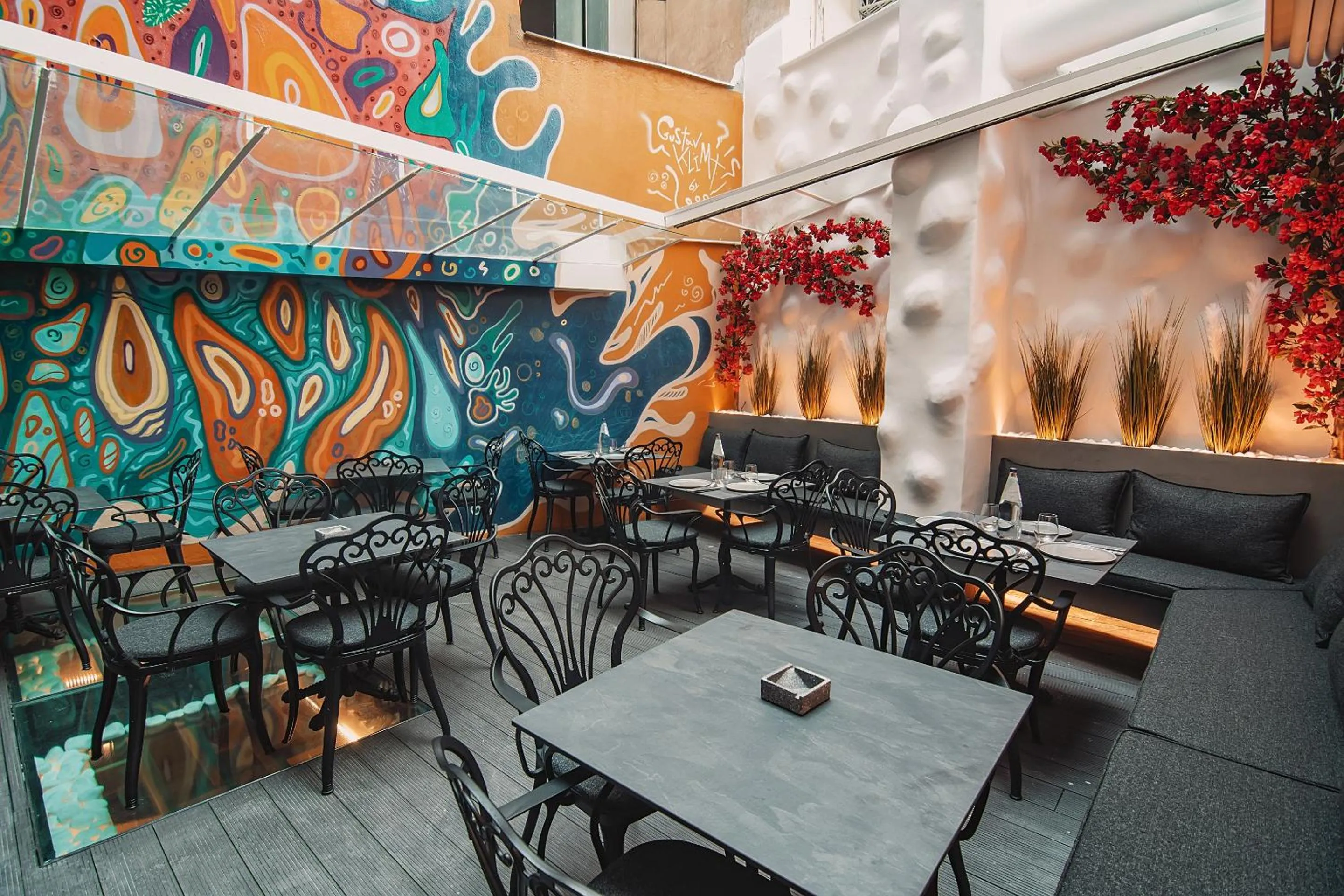 Seating area in Project 3 Urban Chic Hotel