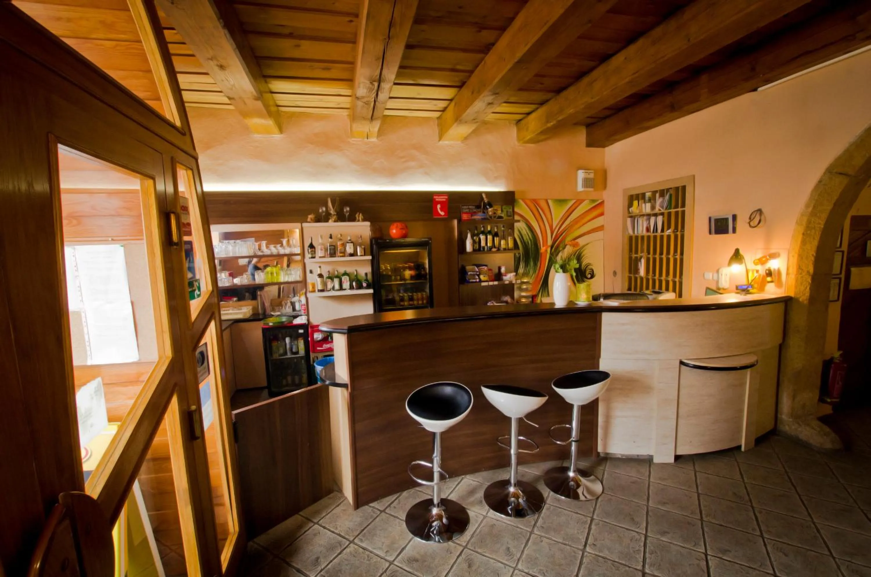 Lounge or bar in Hotel Čierny Orol