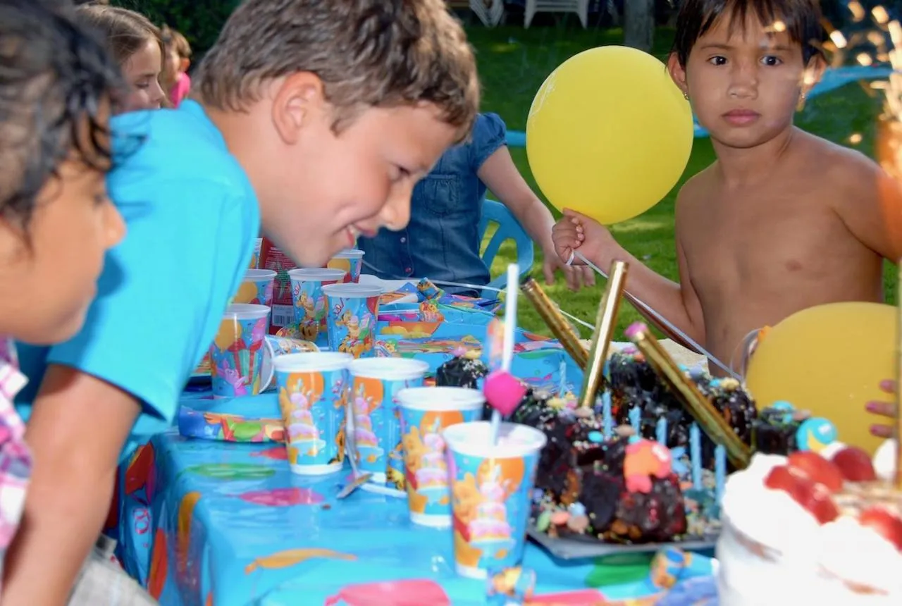 young children in Hotel Velden Bacherlwirt