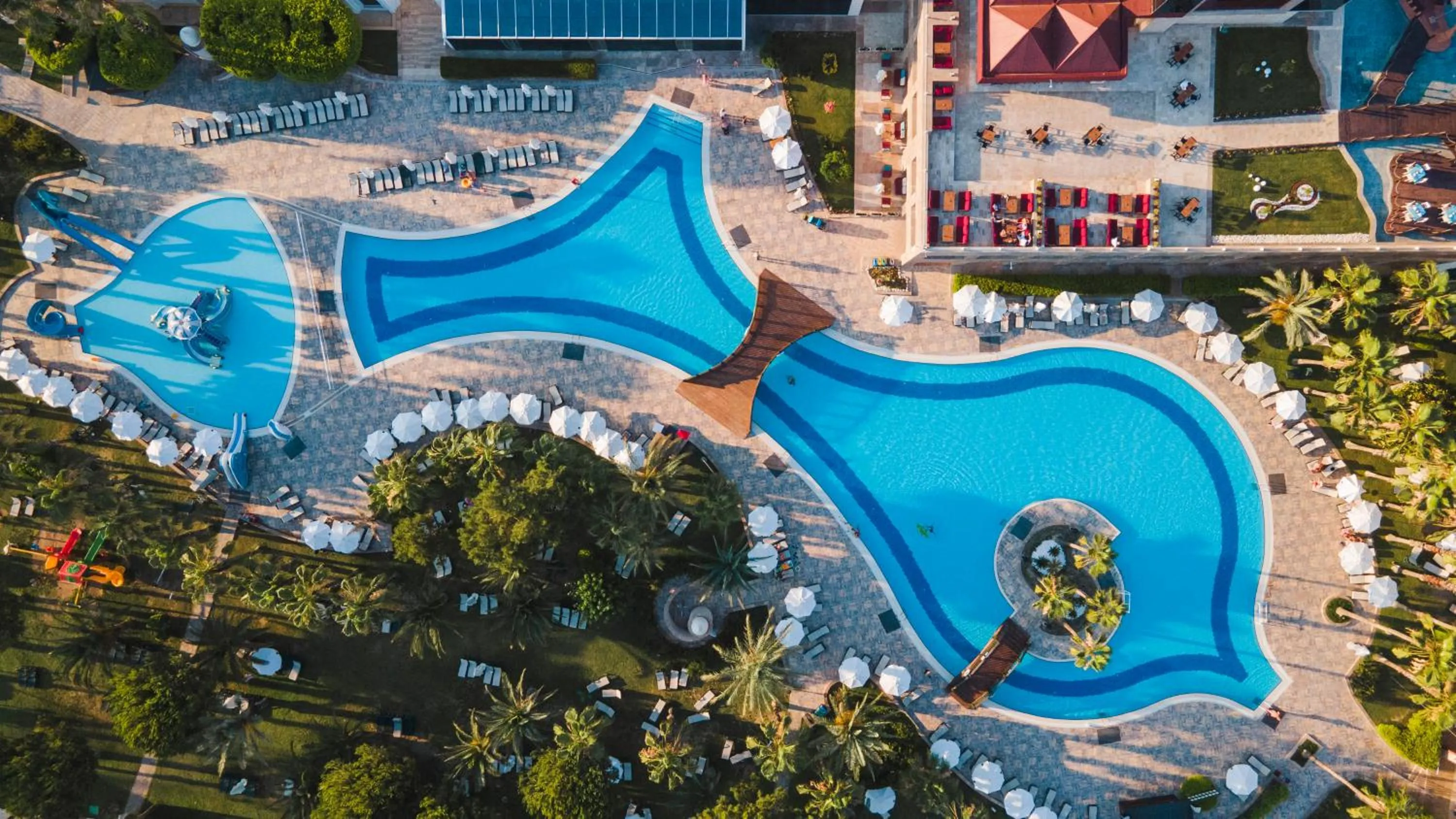 Bird's eye view, Pool View in Kamelya K Club - All Inclusive