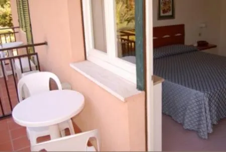 Bed in Albergo Belvedere