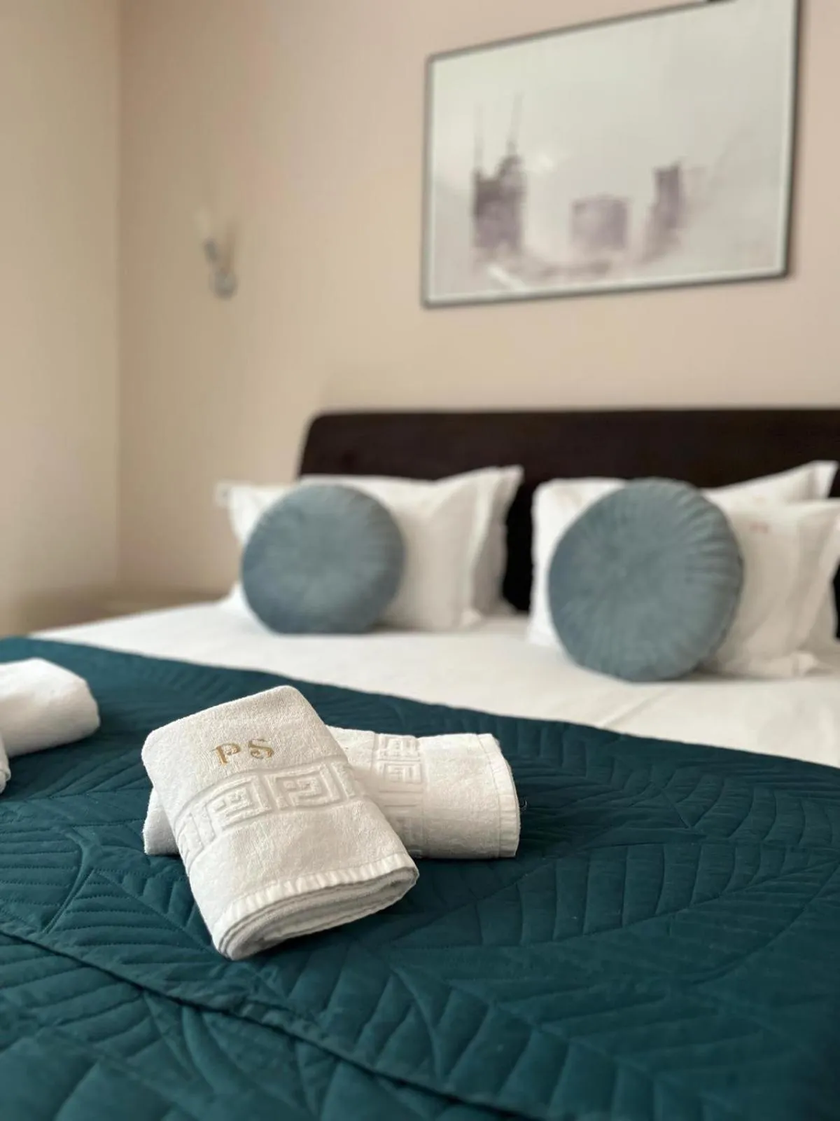 Bed in Pensiunea Select Central