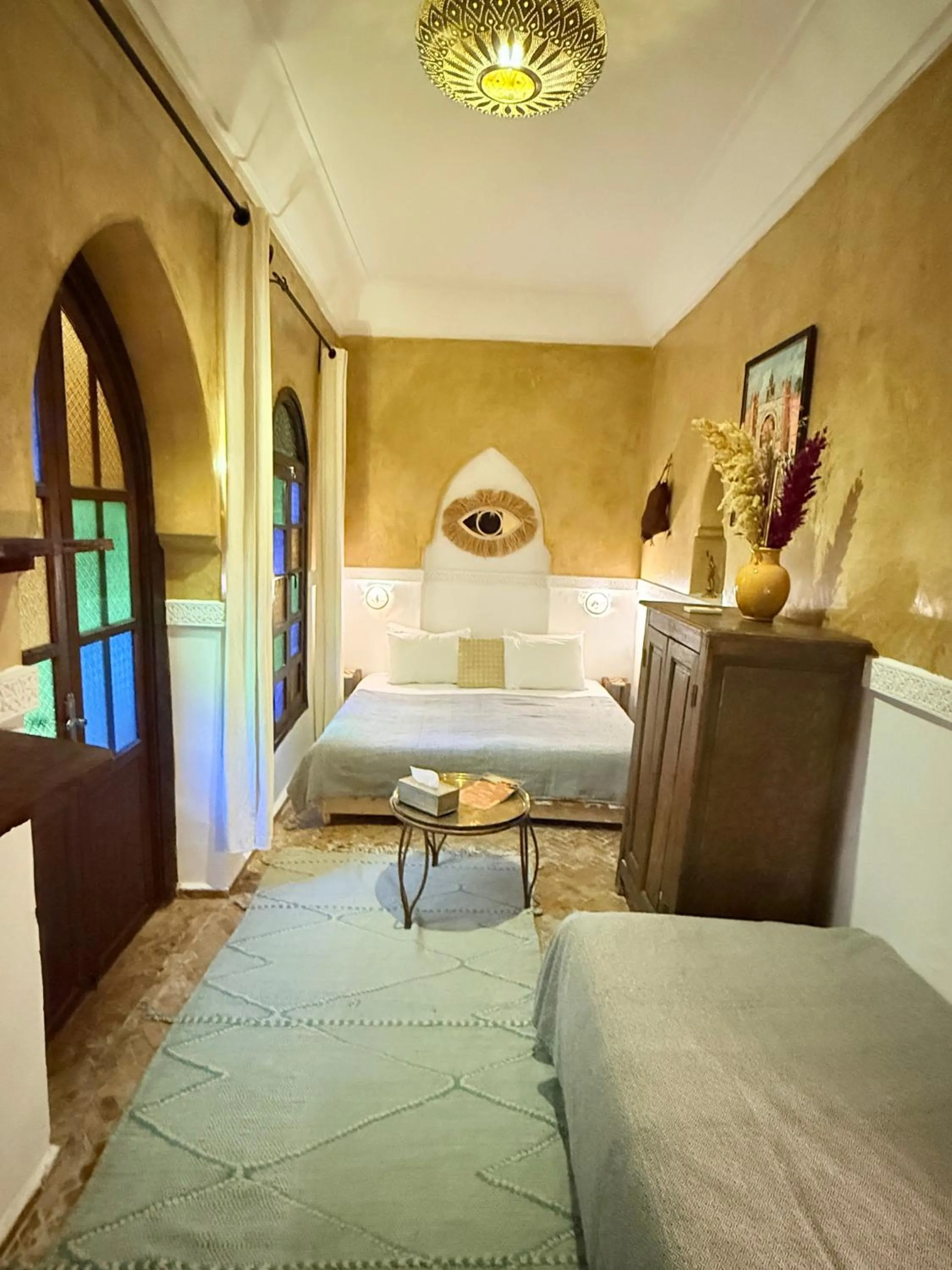 Bed in Riad Dama & Spa
