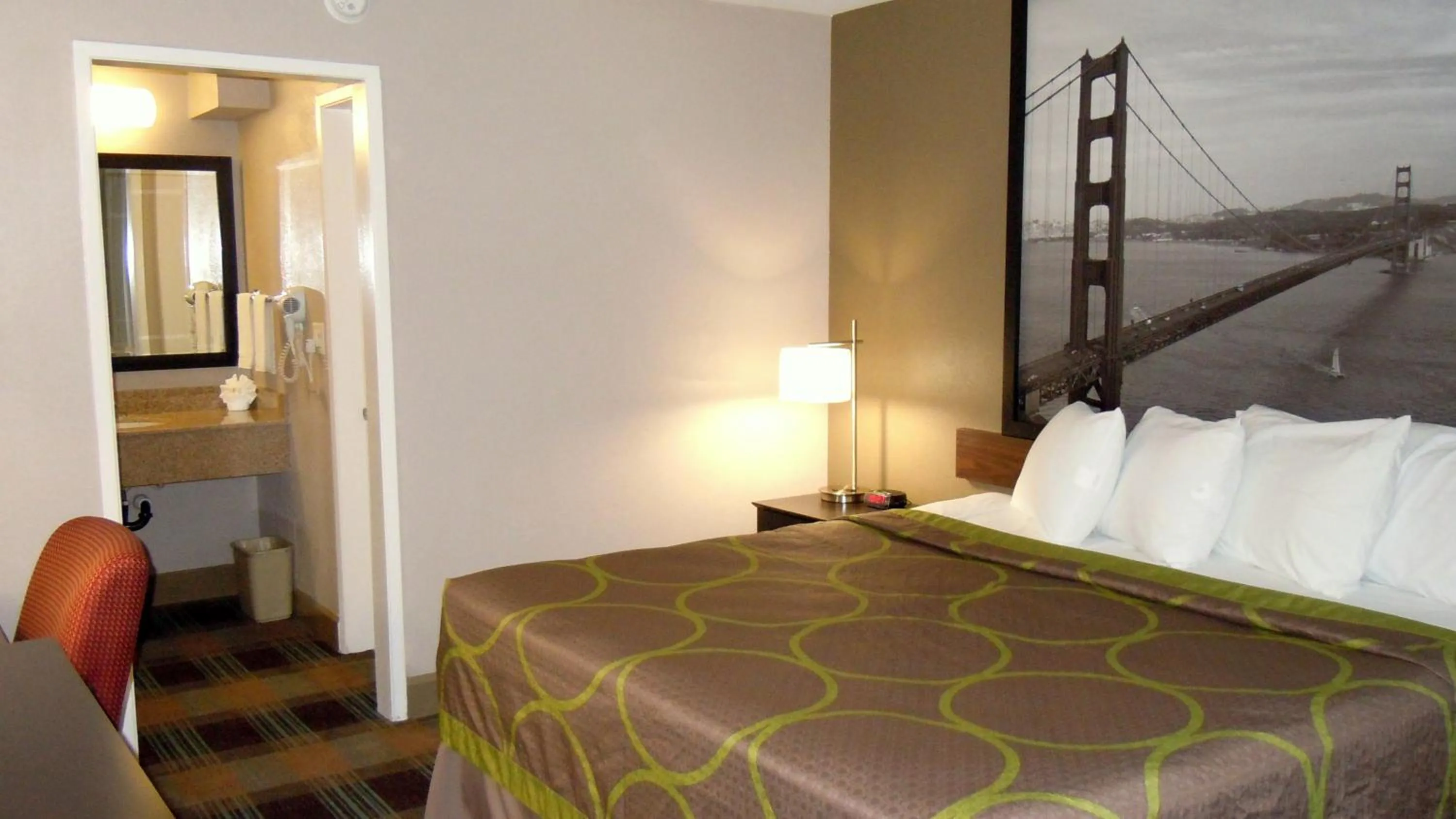 Bed in Super 8 by Wyndham Salinas