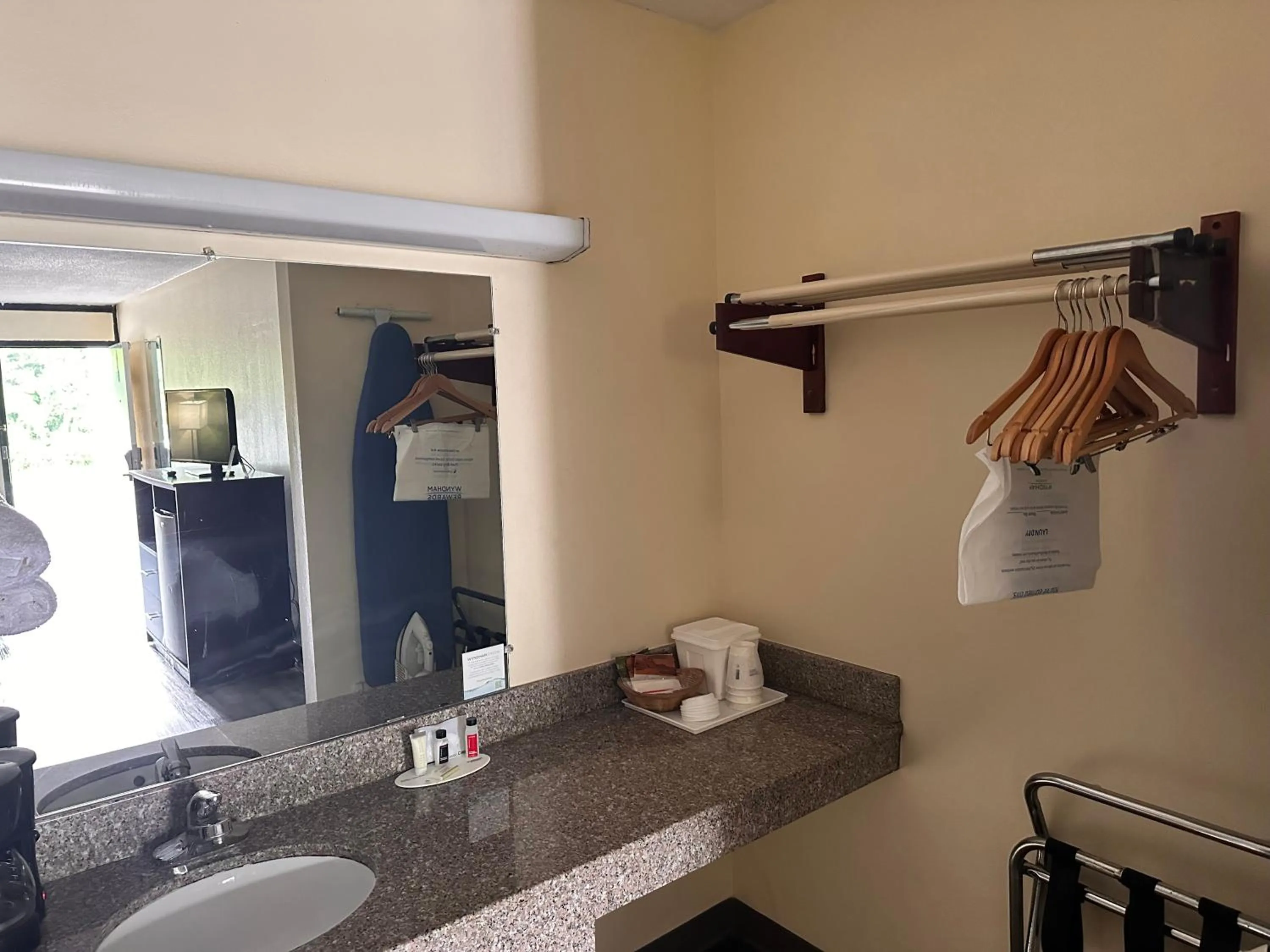 Bathroom in Travelodge by Wyndham Clarksville