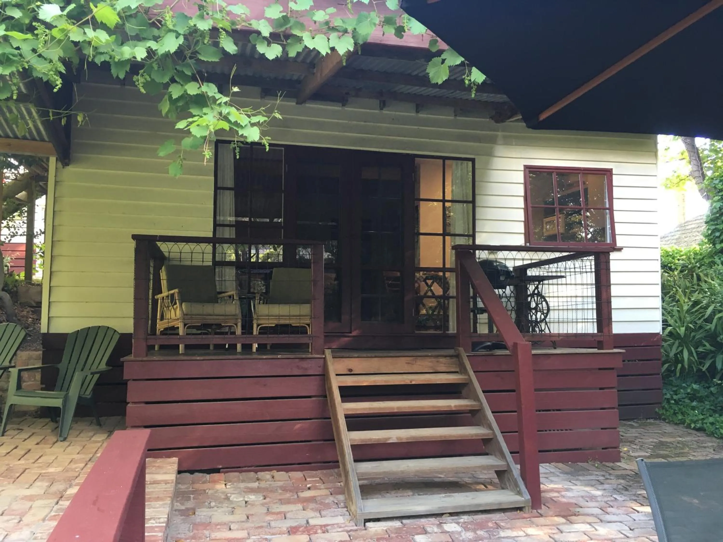 Patio in Stone's Throw Cottage Bed and Breakfast