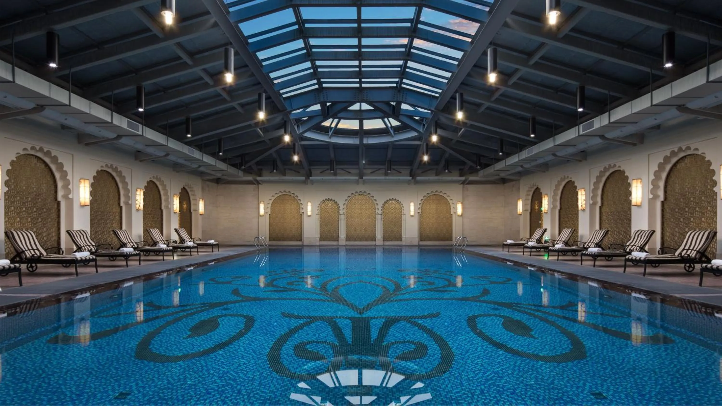 Swimming pool in Crowne Plaza Deqing Moganshan by IHG