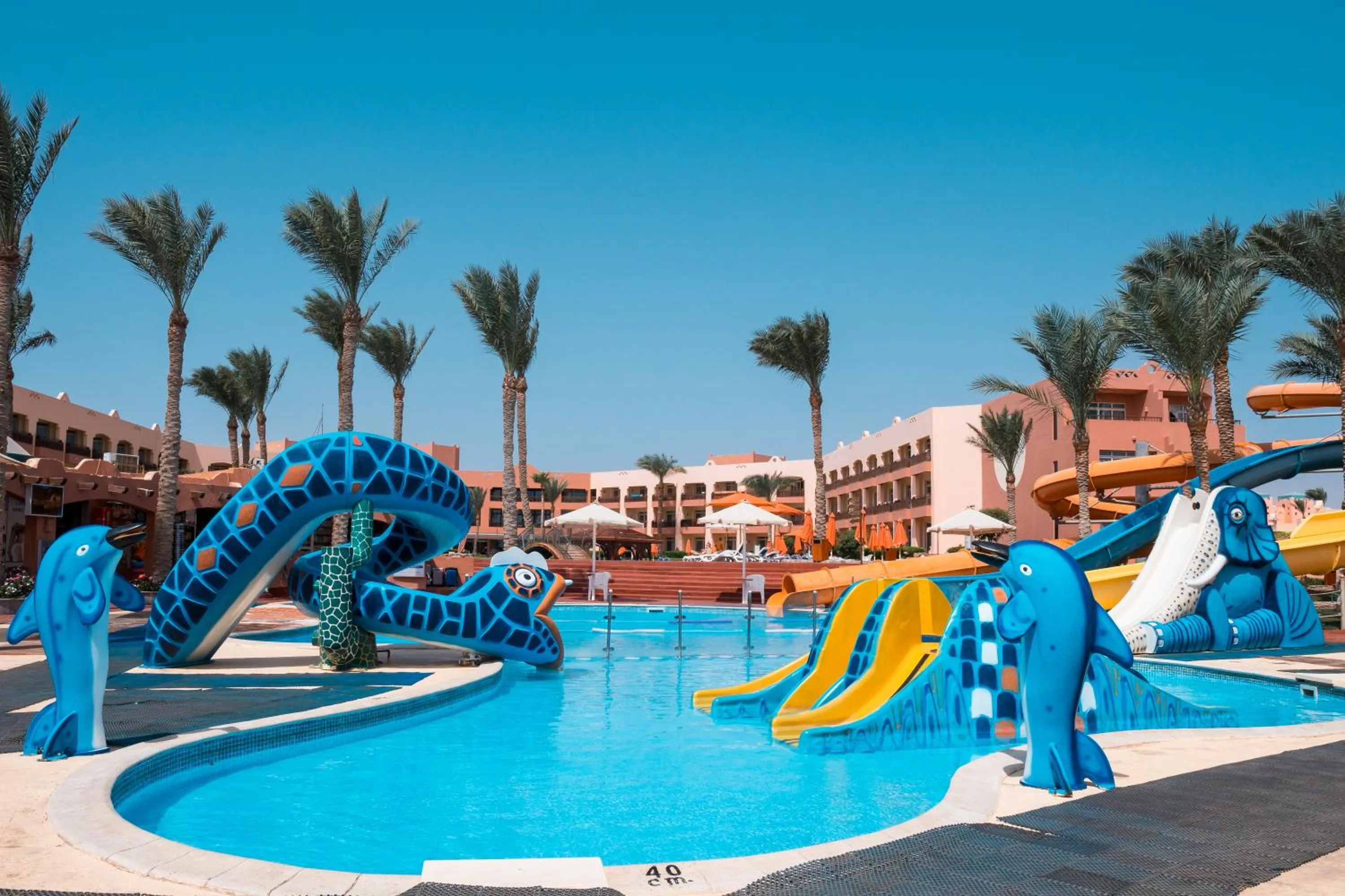 Aqua park in Nubian Island, Families and Couples only
