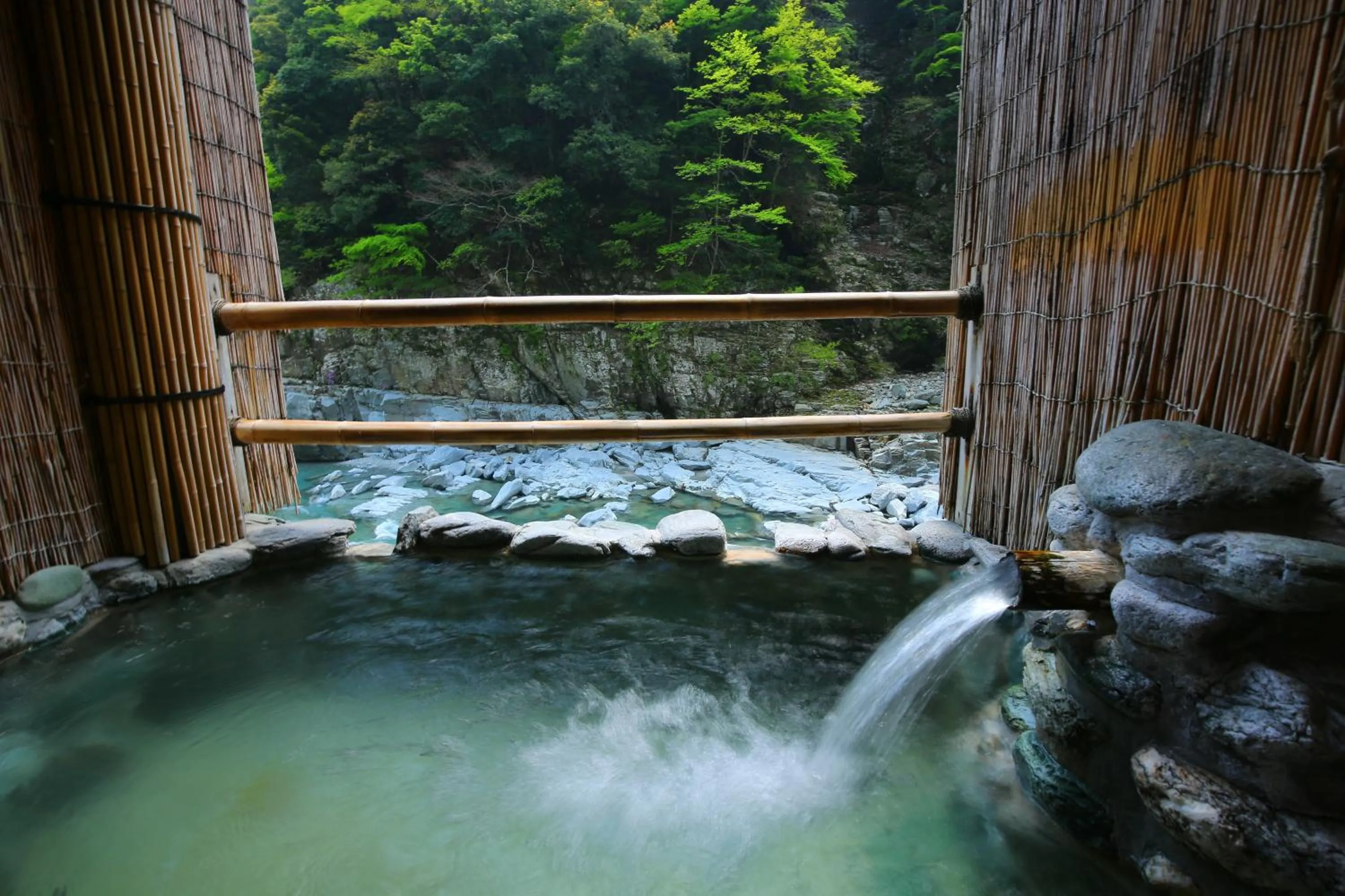Hot Spring Bath in Iya Onsen