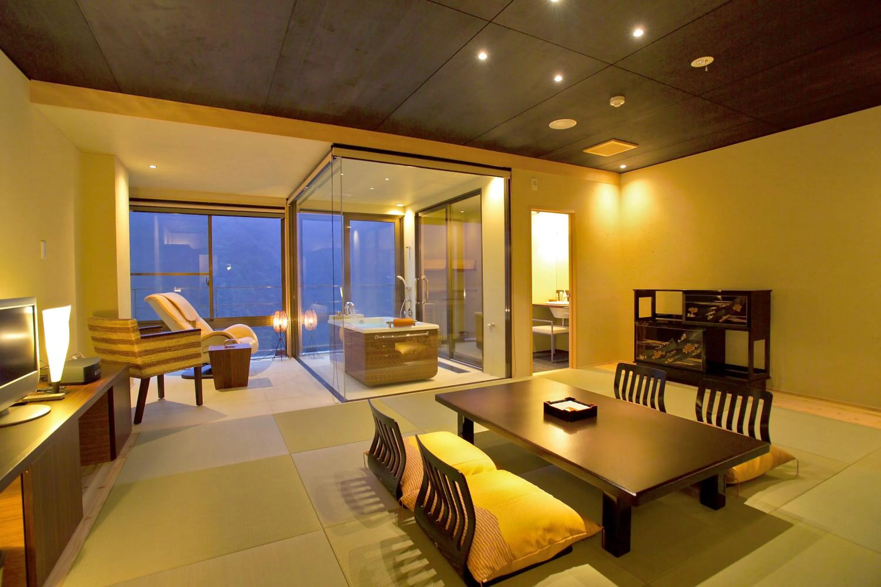 Photo of the whole room in Iya Onsen