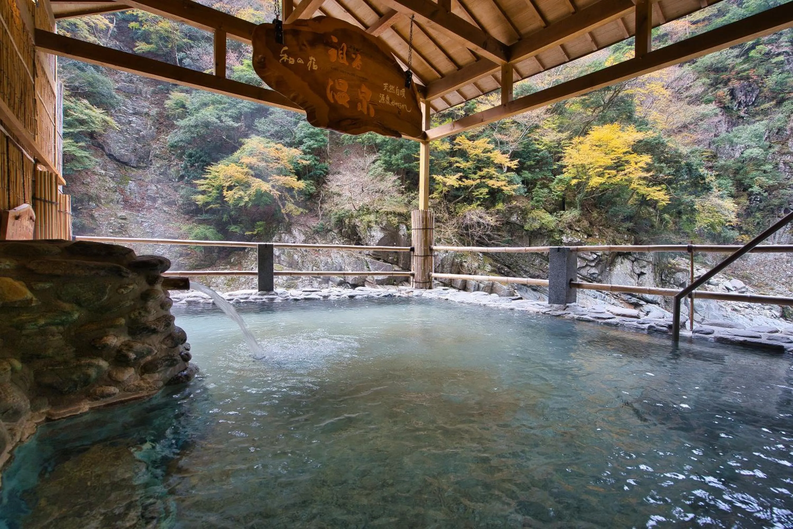 Hot Spring Bath in Iya Onsen