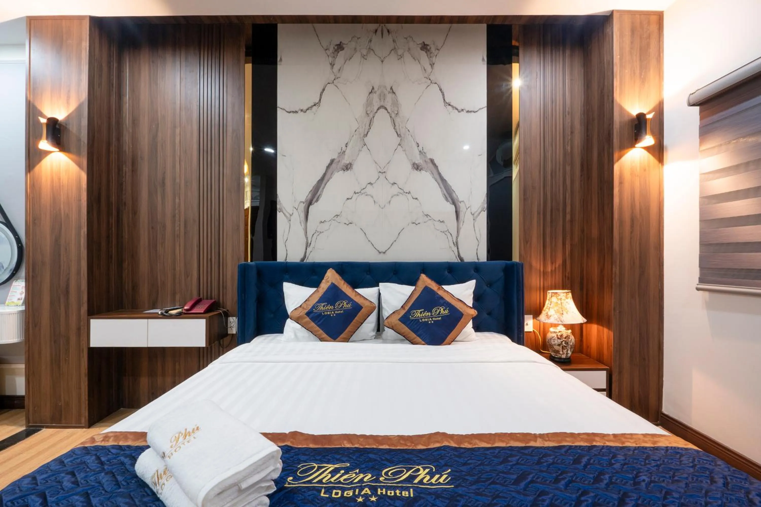 Bedroom, Bed in Thien Phu Logia Hotel