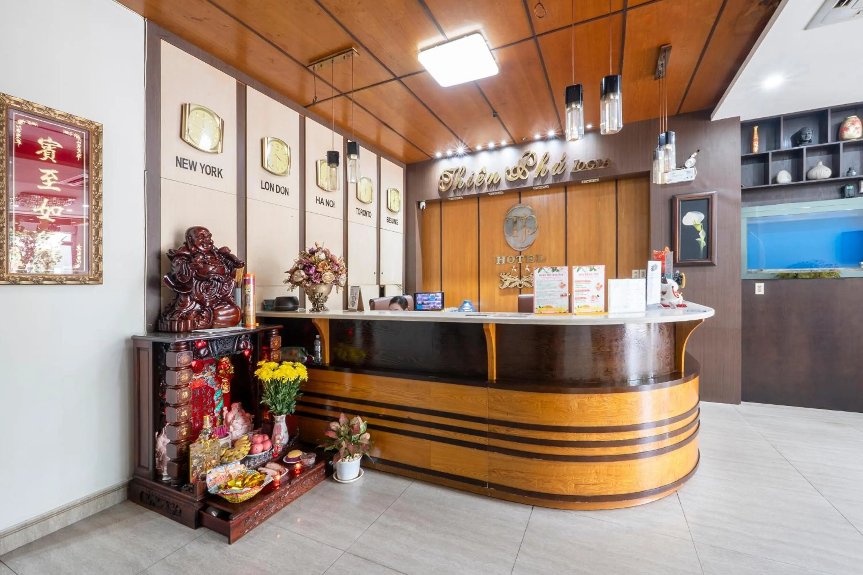 Lobby or reception in Thien Phu Logia Hotel