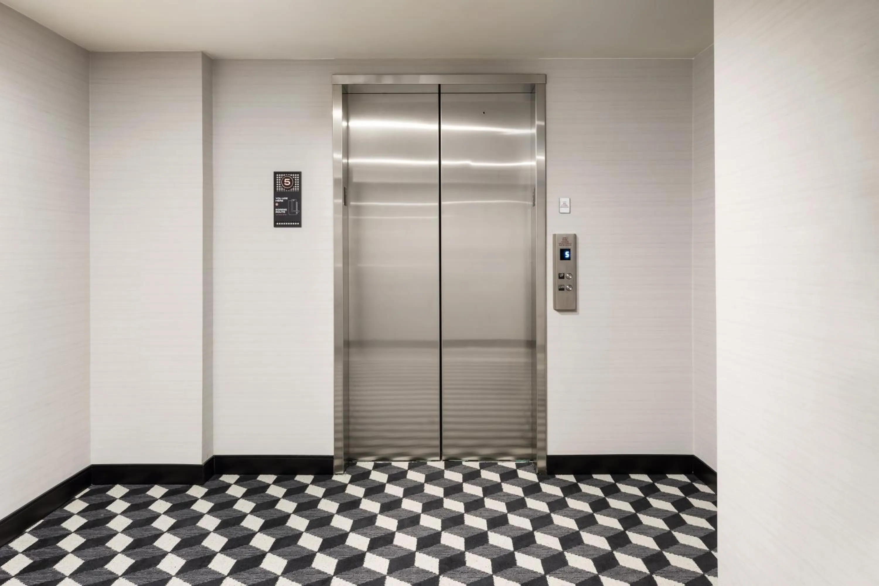 elevator in The Arcadian