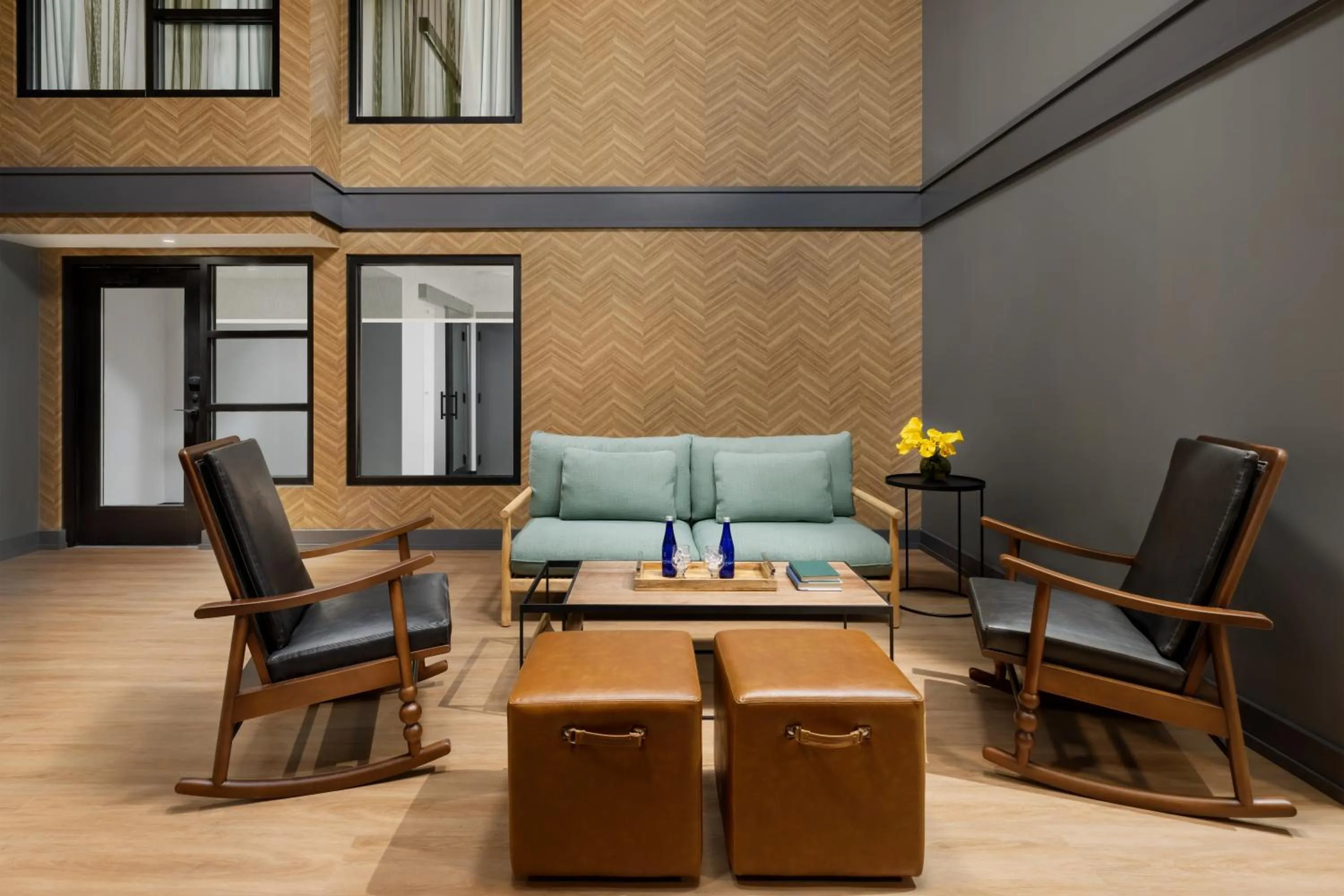 Seating area in The Arcadian