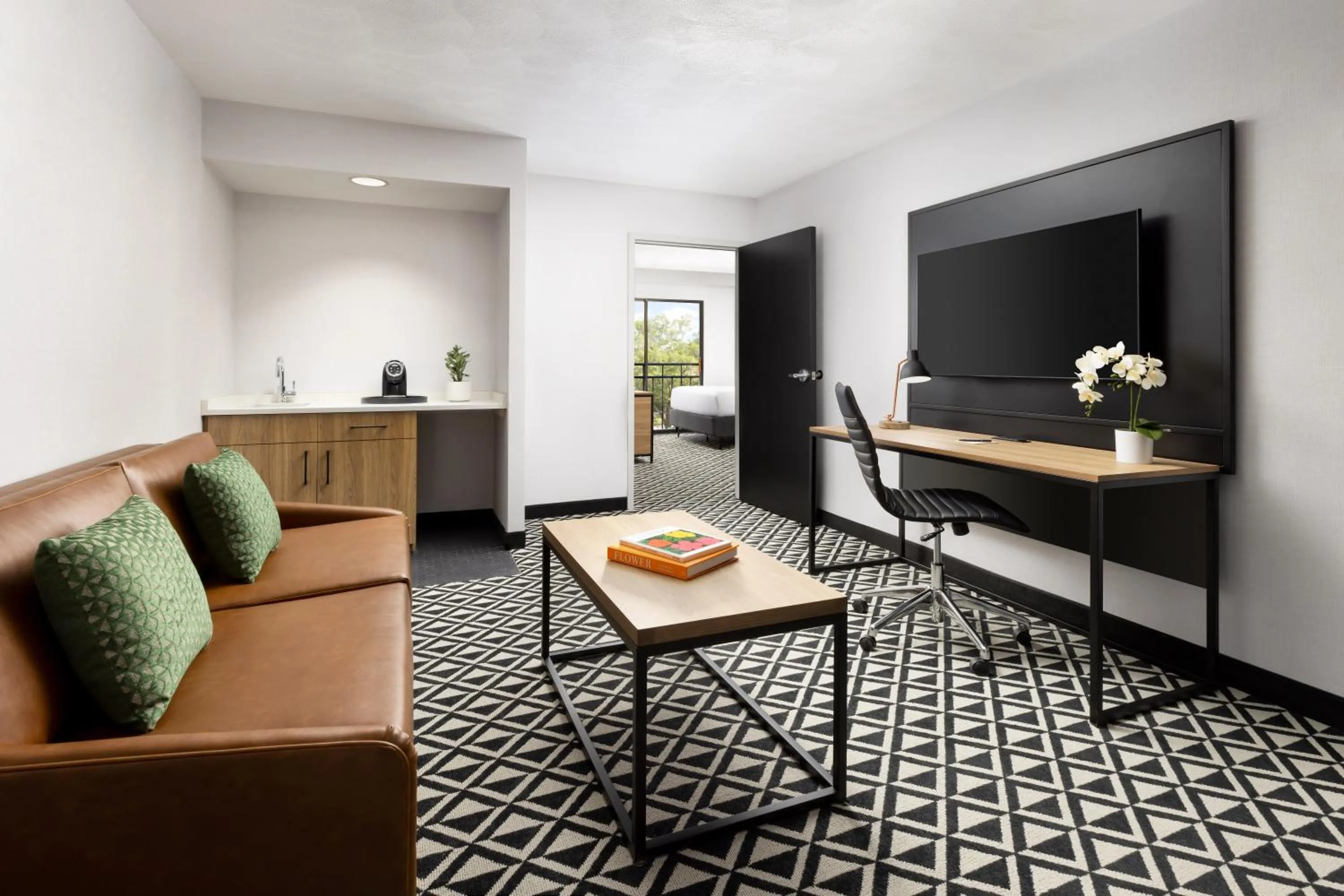 Living room in The Arcadian