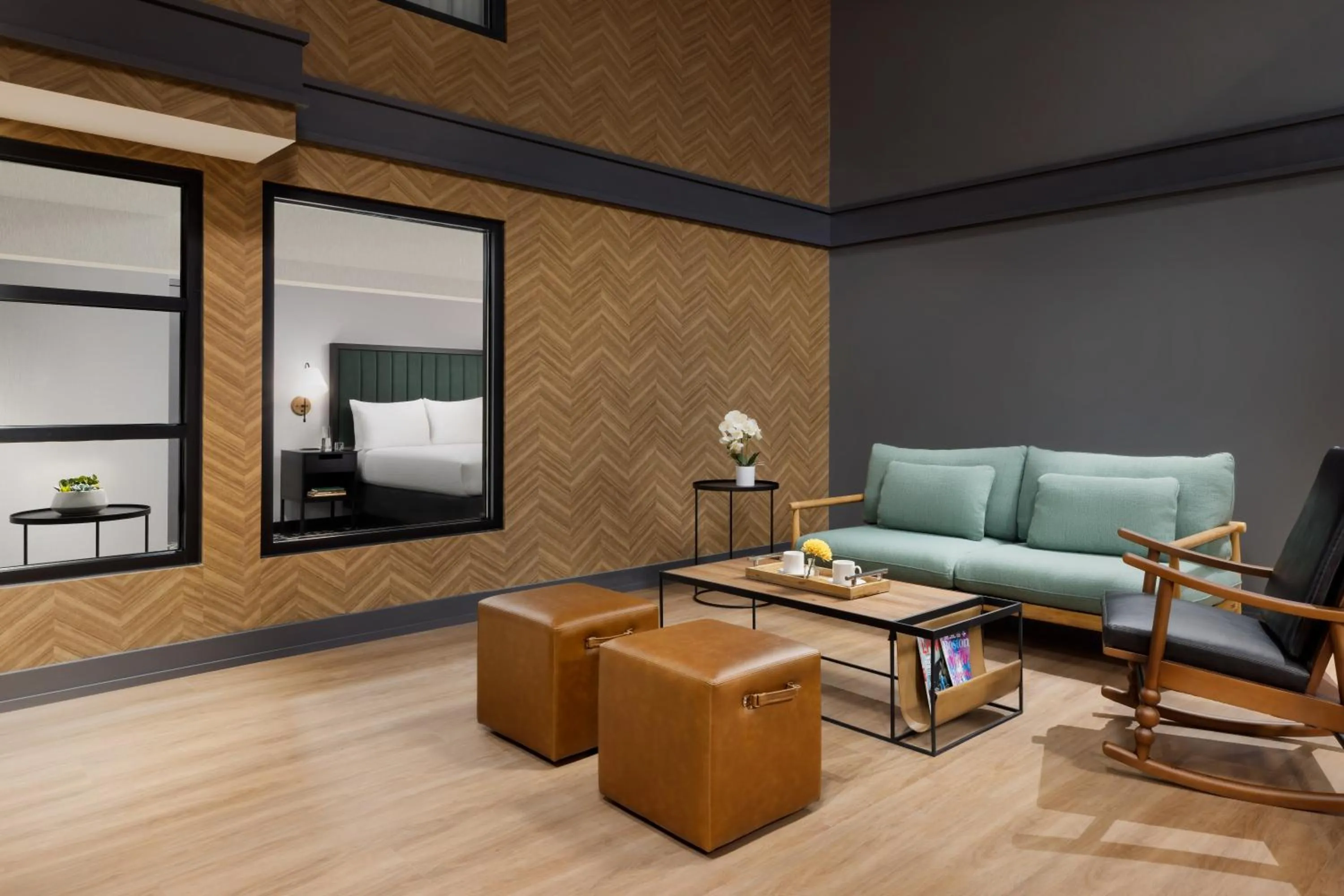 Seating area in The Arcadian