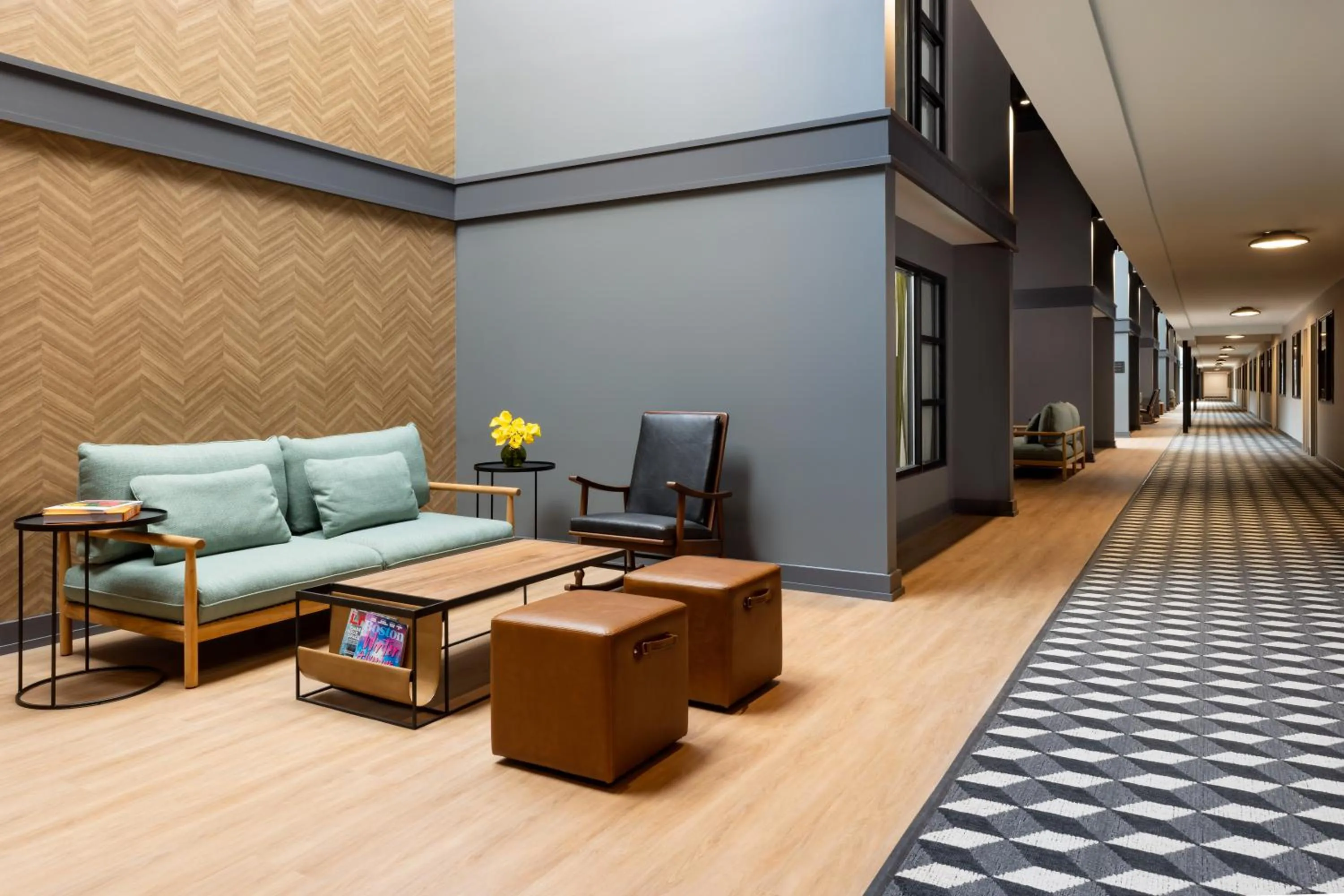 Seating area in The Arcadian