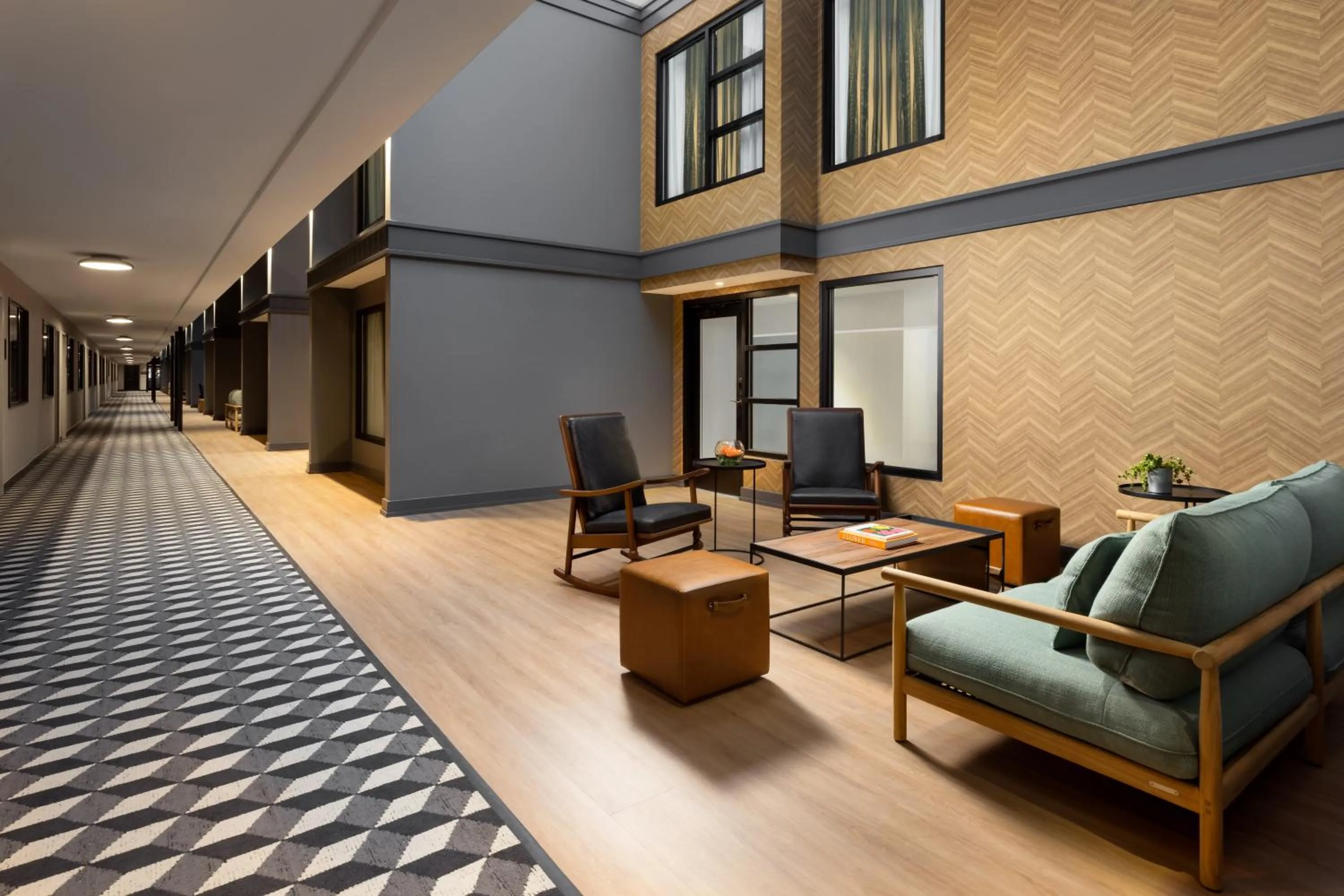 Seating area in The Arcadian