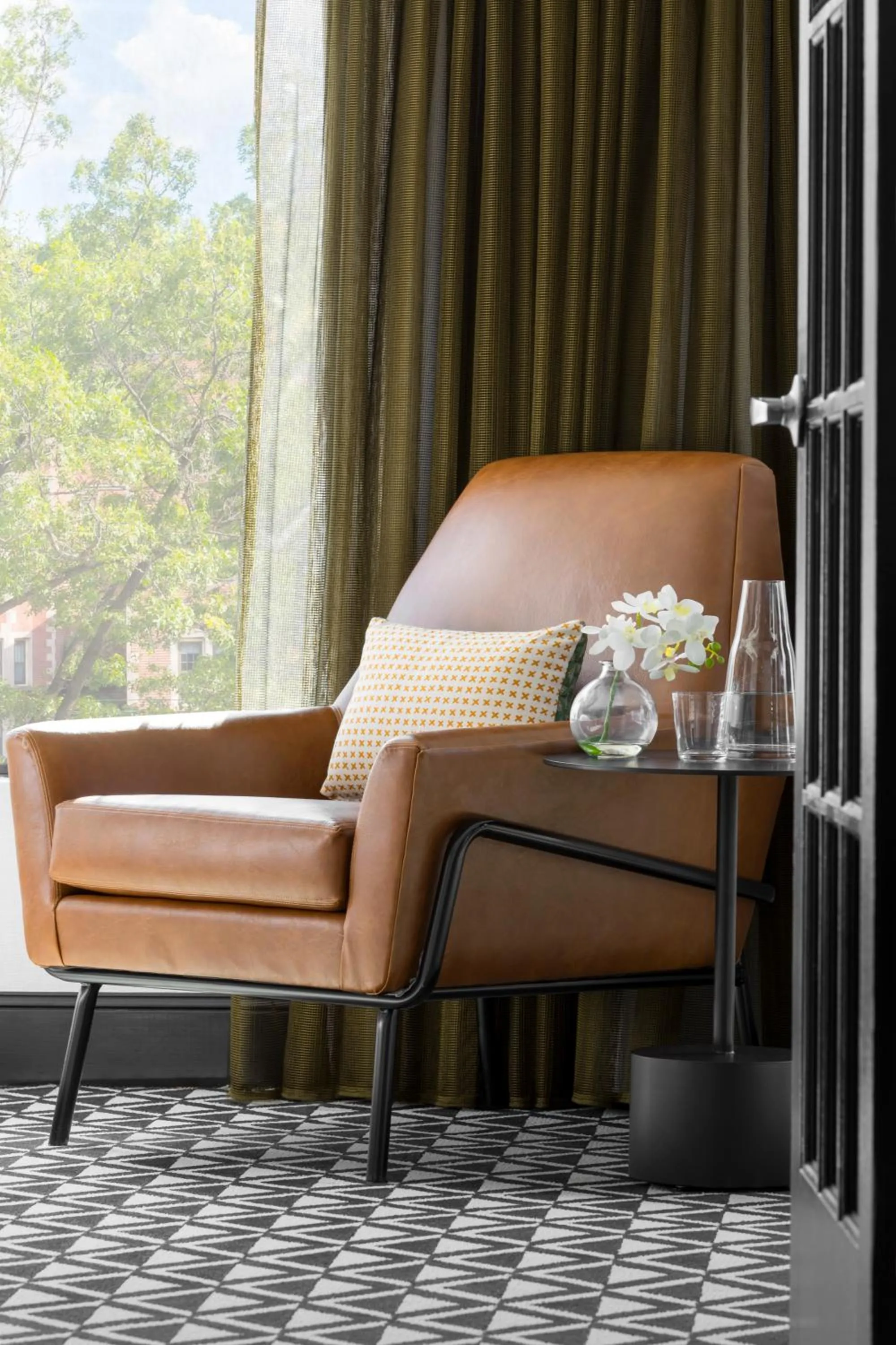 Living room in The Arcadian