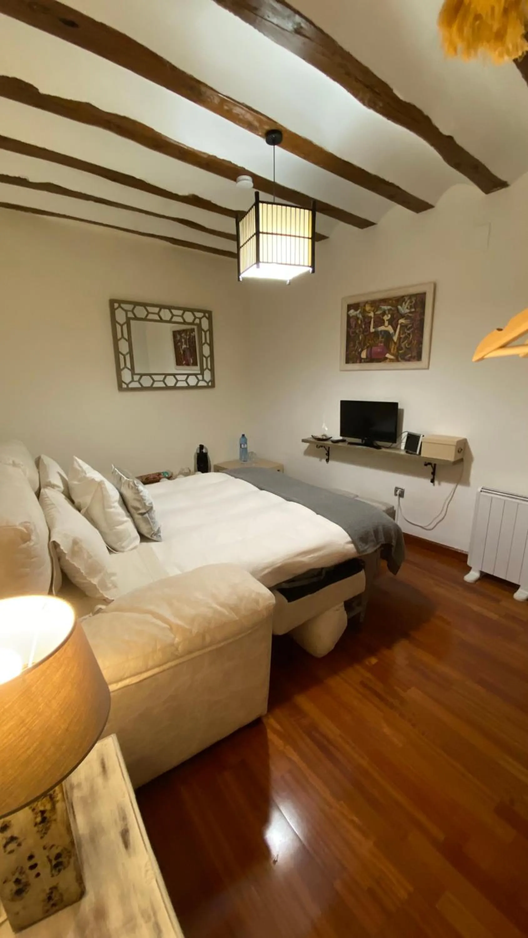 Bed in La Posada de Chinchilla