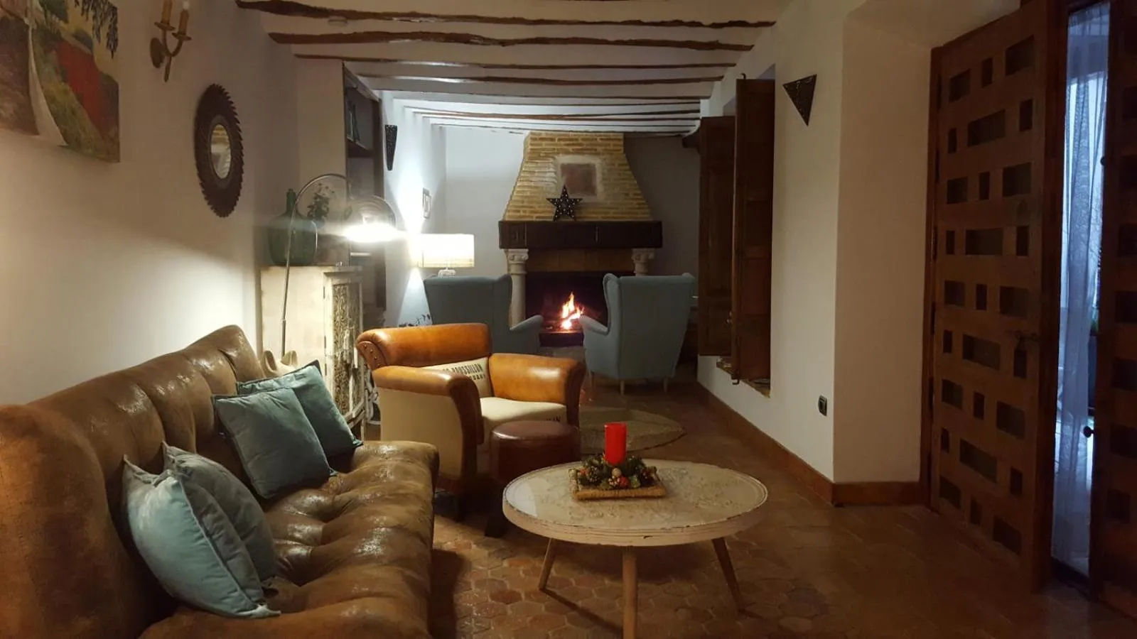 Living room in La Posada de Chinchilla