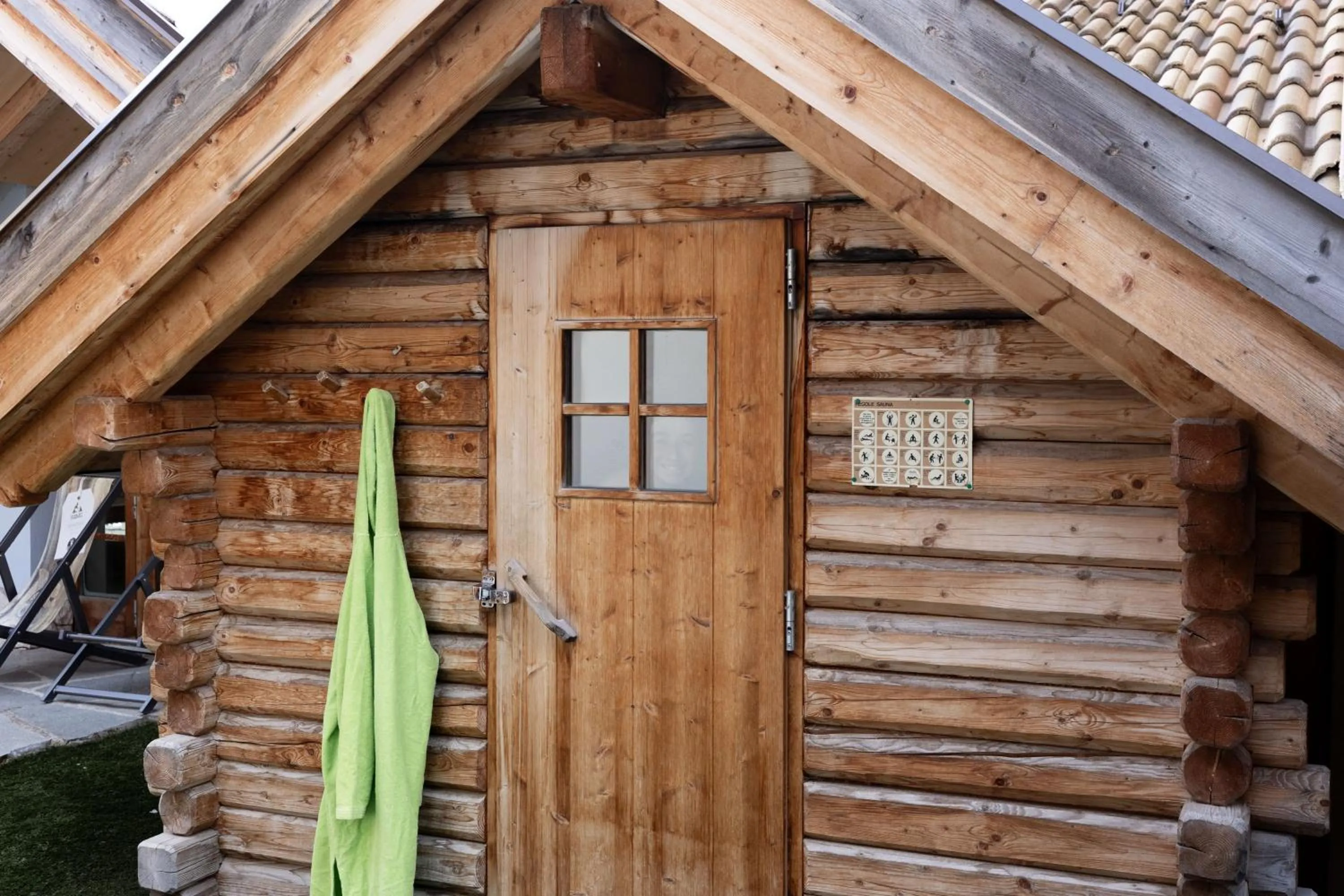 Sauna in Hotel Scoiattolo