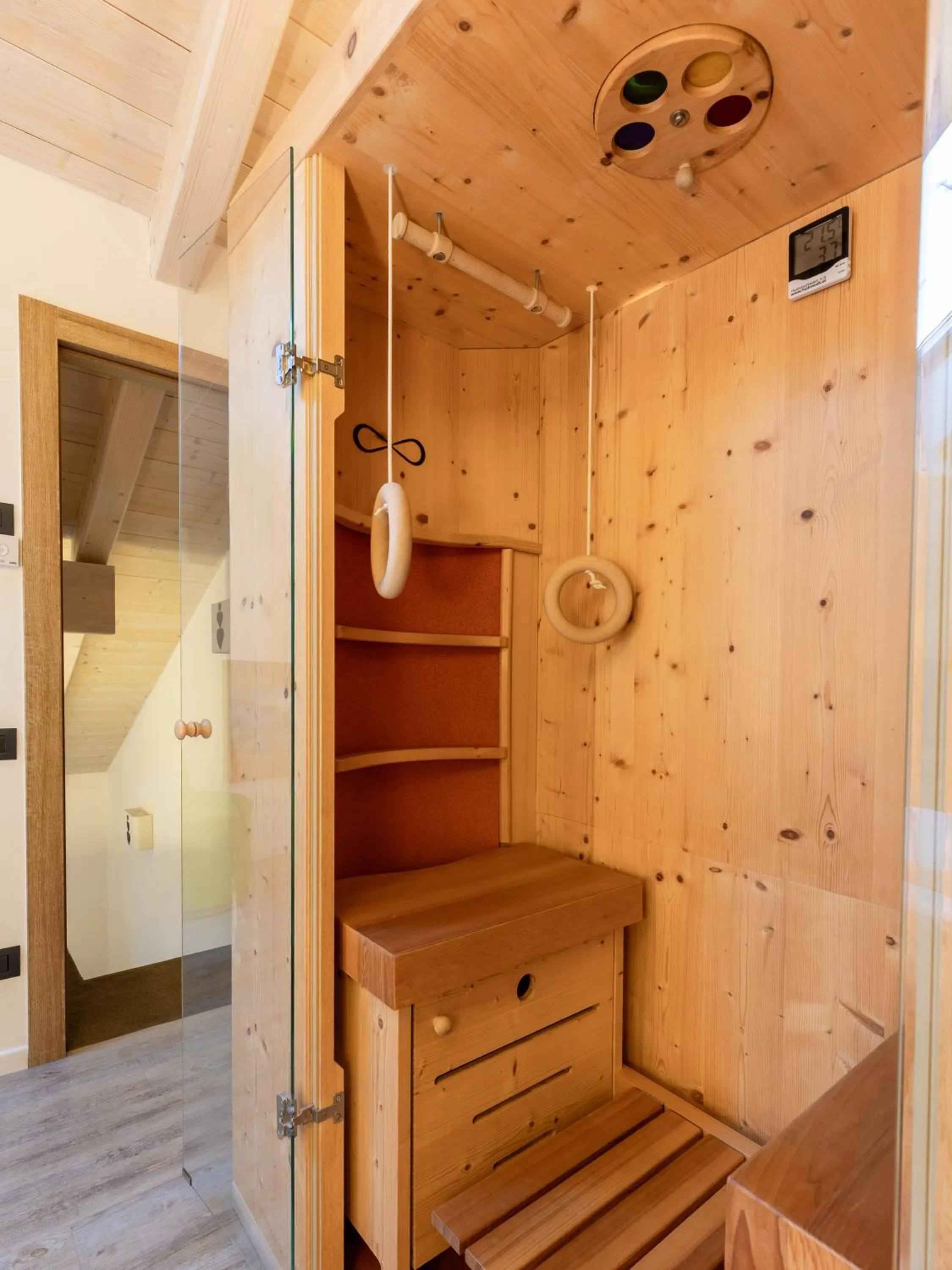 Sauna in Hotel Scoiattolo