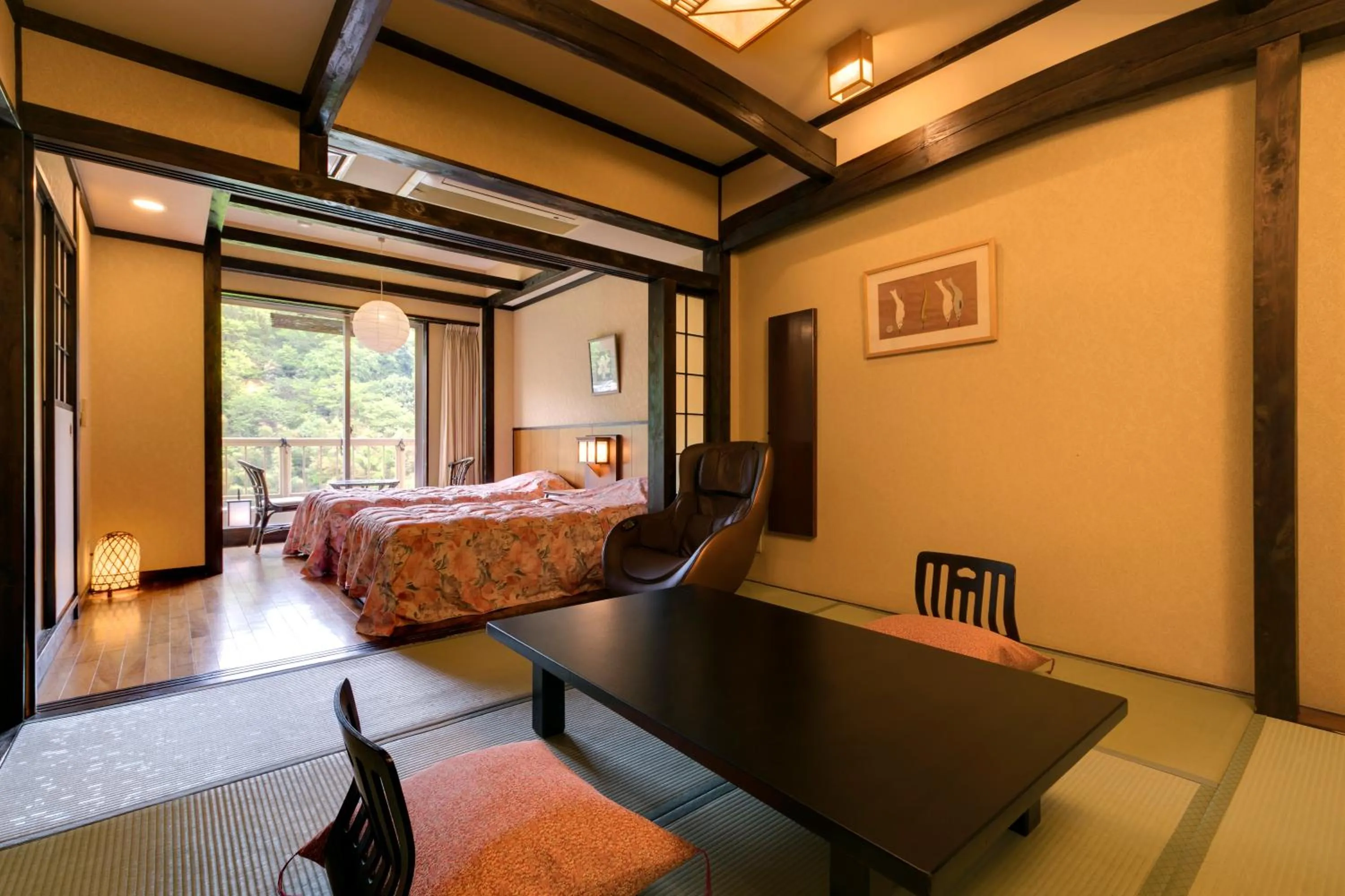 Photo of the whole room, Bed in Ryokan Fushioukaku